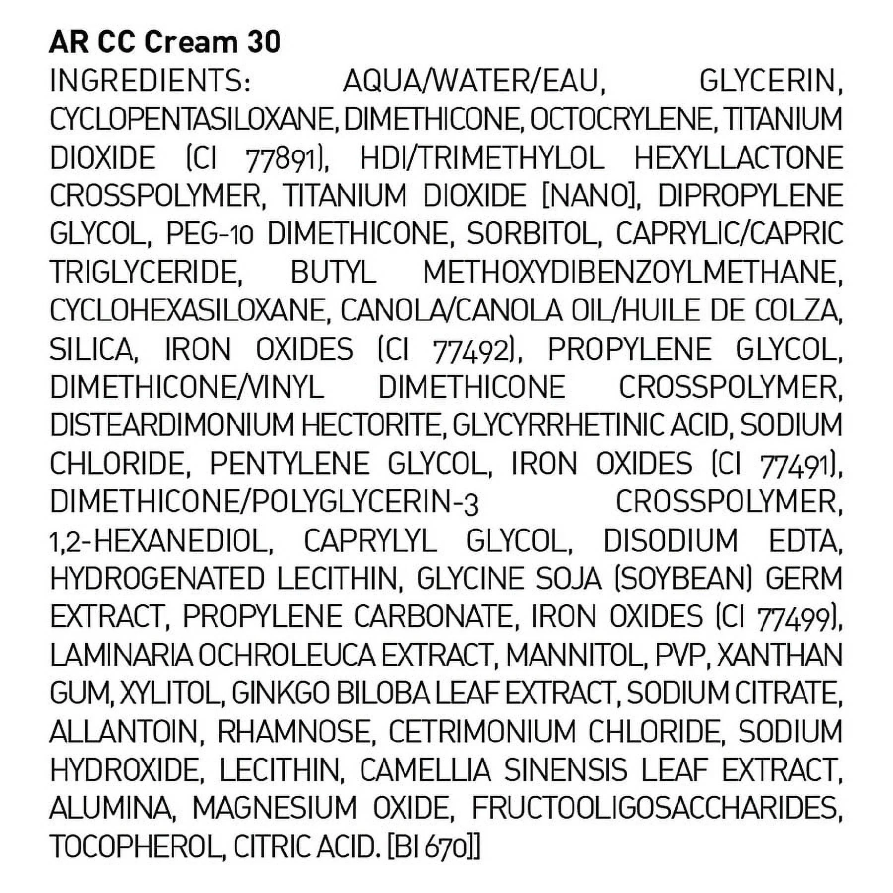 Bioderma Sensibio AR CC Cream 30 Visible Redness Reducer Universal Shade Sensitive Skin 1.3 oz