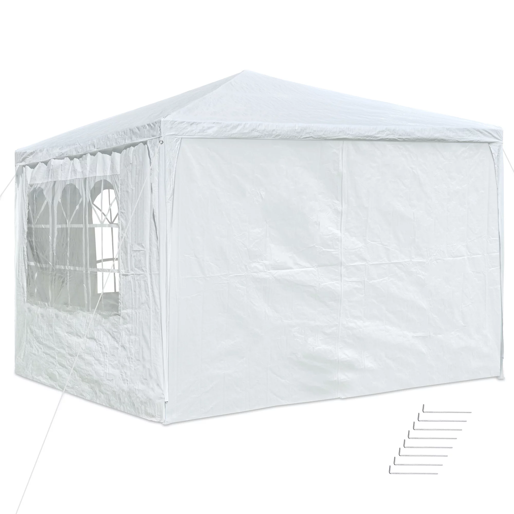 Versatile Outdoor Event Shelter - 10 x 10 ft - 19.63 - Elevate your outdoor gatherings with style and comfort!