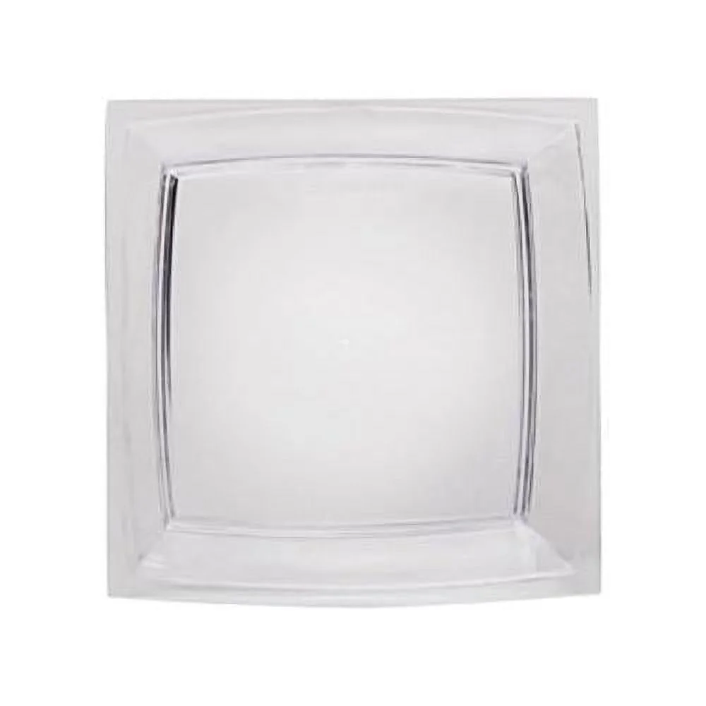 Petites 50 Count Square Plastic Dishes, 2.5