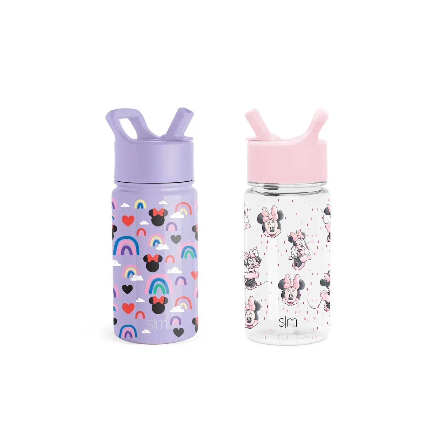 Refurbished Simple Modern Disney Water Bottle 2-Pack Set, Minnie Mouse