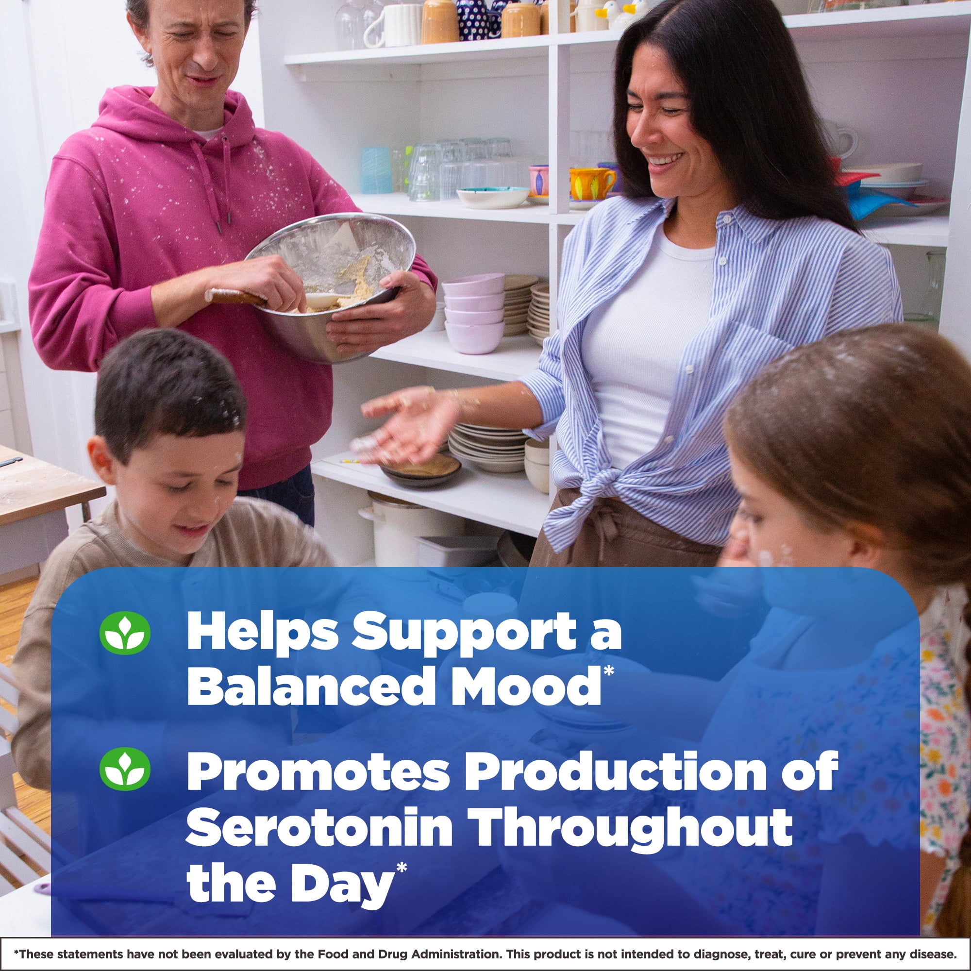 Natrol®  Mood + Stress 5-HTP 200mg Time Release Tablets, 30 Count, 30 Day Supply