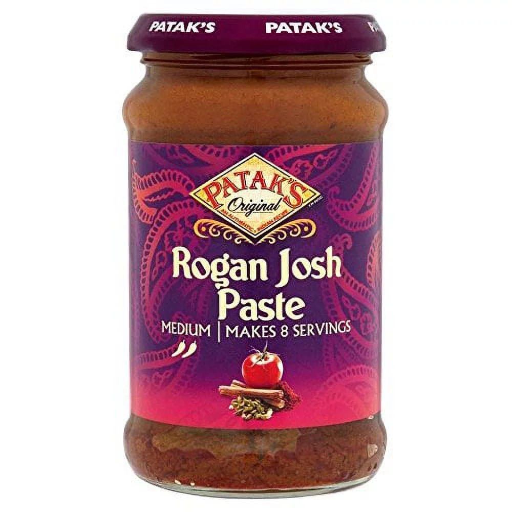 Patak's Medium Rogan Josh Curry Paste (283g) - Pack of 2