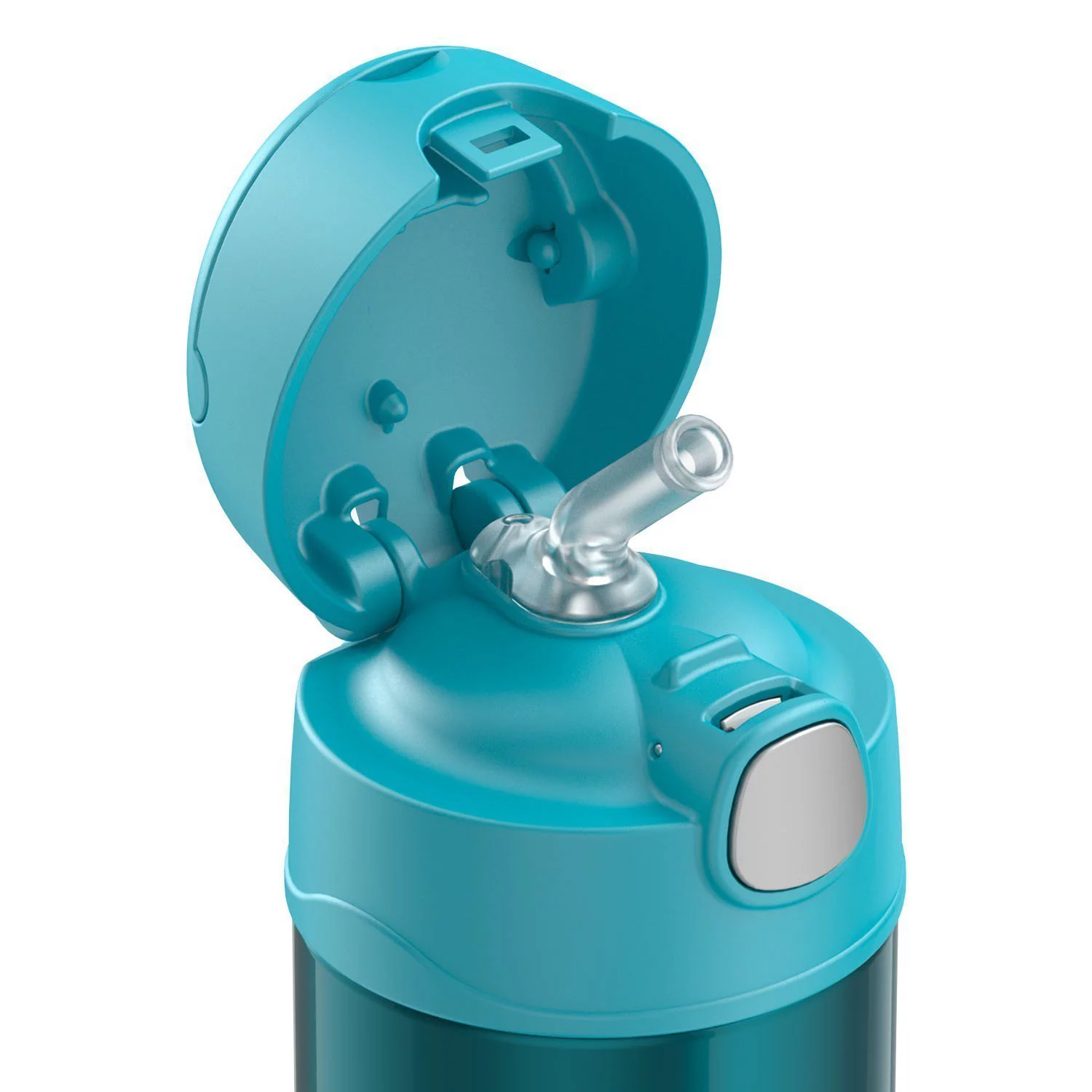 Thermos Funtainer Vacuum Insulated Stainless Steel Bottle (12 oz/ Teal)