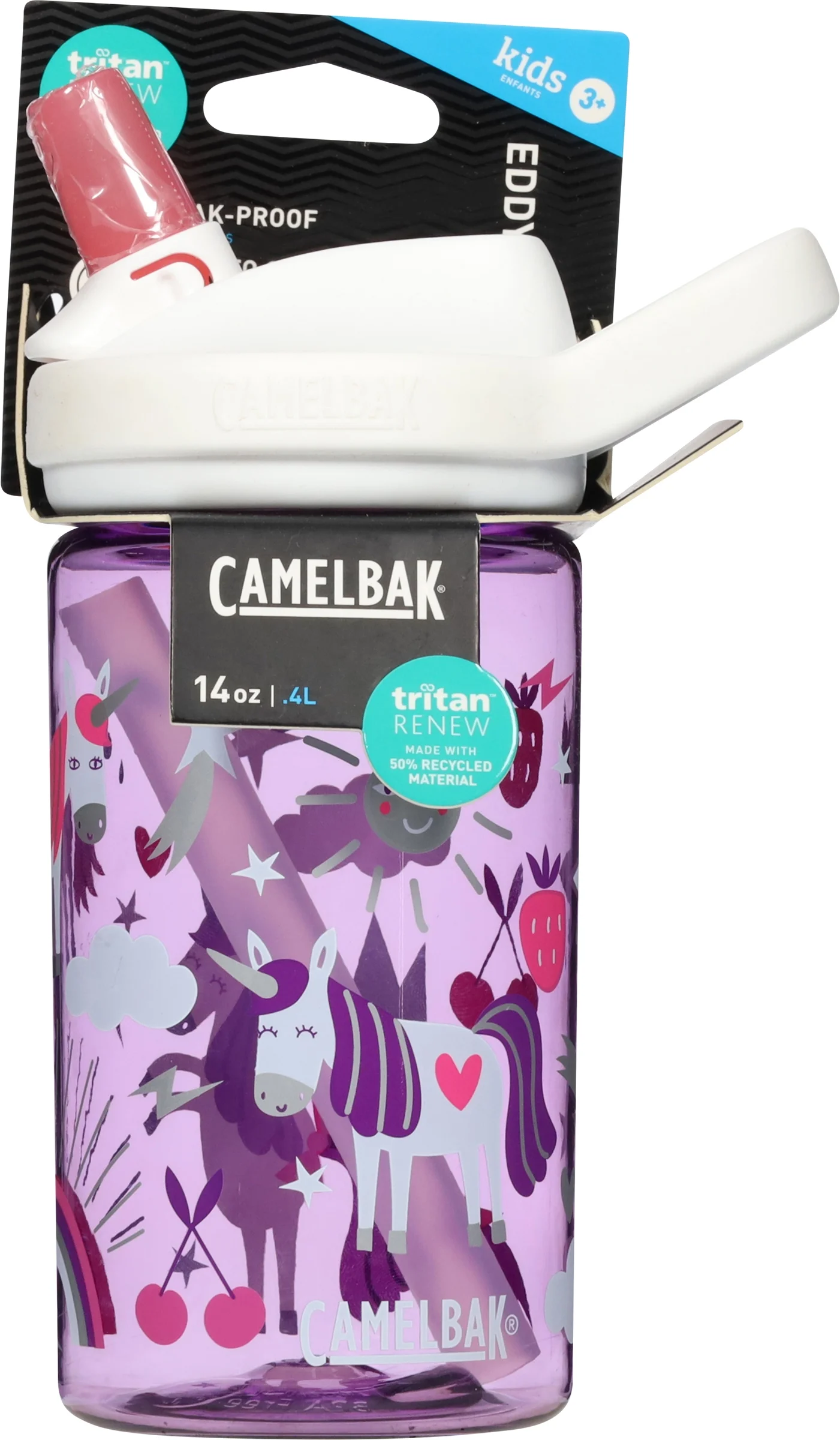 CAMELBAK EDDY+ 14 OUNCE KIDS 3+ UNICORN PARTY WATER BOTTLE 1 EA