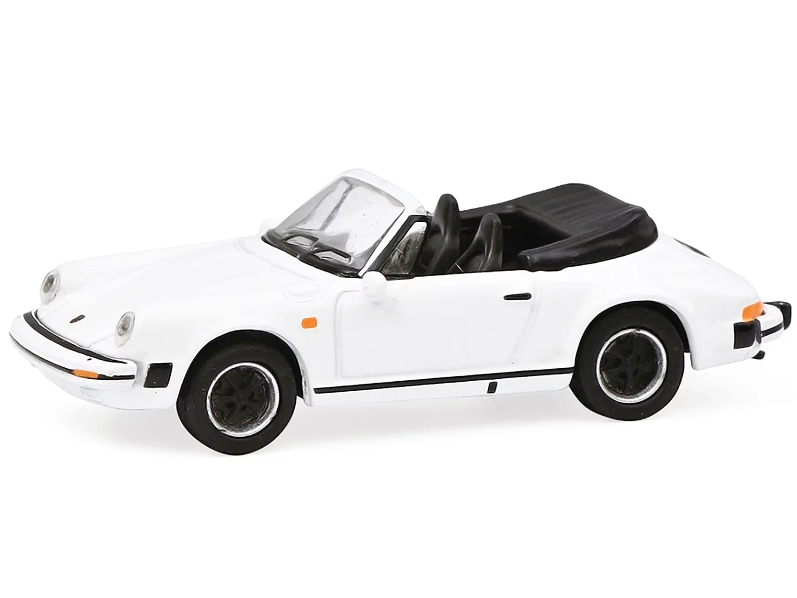 Porsche 911 Carrera 3.2 Cabriolet White 1/87 (HO) Diecast Model Car by Schuco