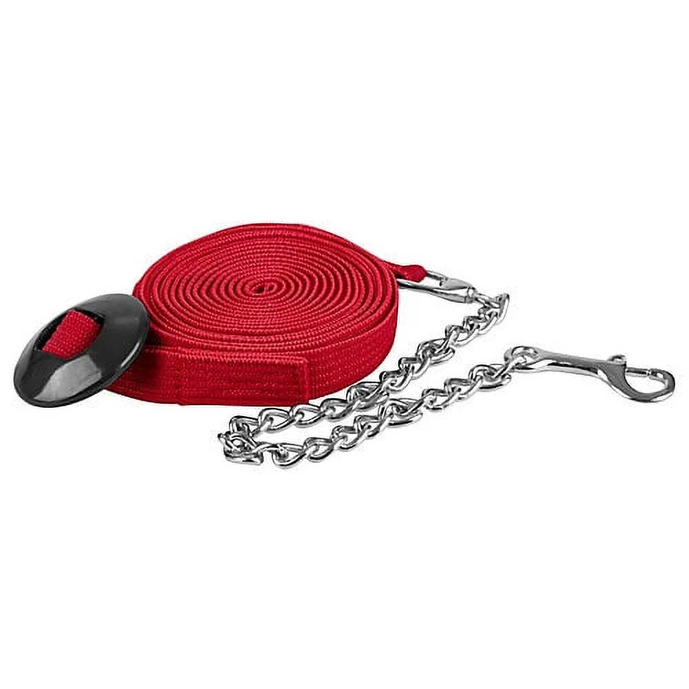 Gatsby Cotton Lunge Line 24 ft Red