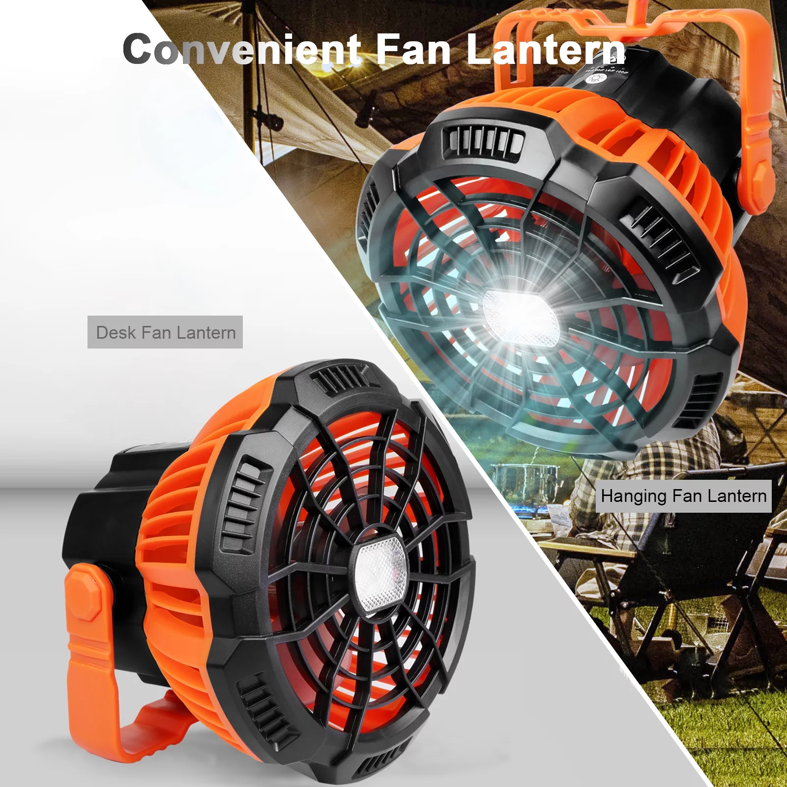 Pristin Light,Fan Lantern 2-in-1 Fan Tent Fan Bank Yabuy Bank -Have Nebublu Portable Tent