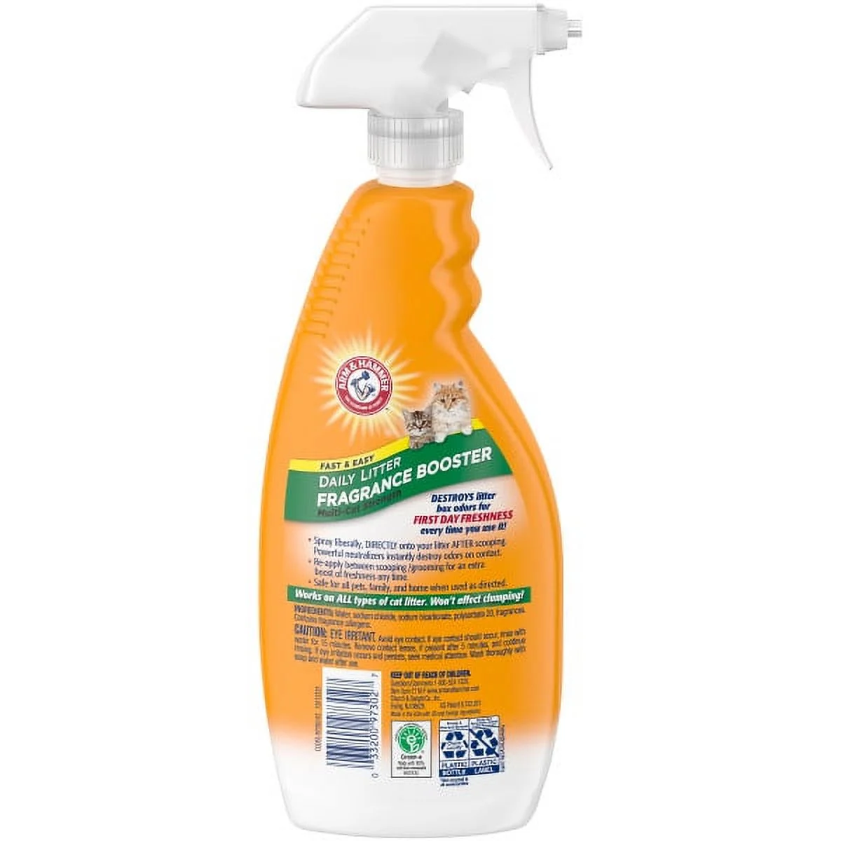 Arm & Hammer Mutli-Cat Strength Daily Litter Fragrance Booster, 21.5 Fluid Ounces - Pack of 5