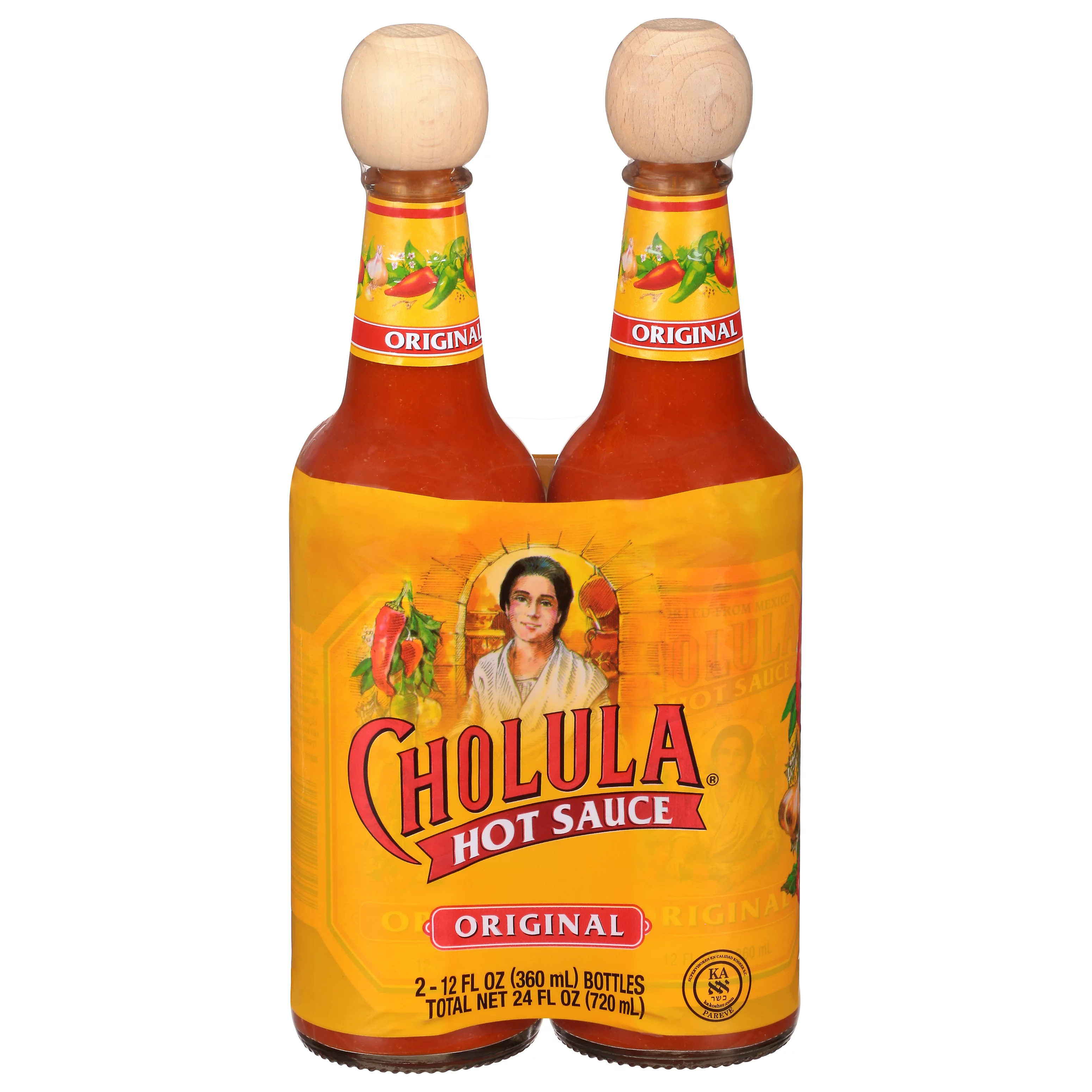 Cholula Hot Sauce (12 Ounce bottles 2 Pack)