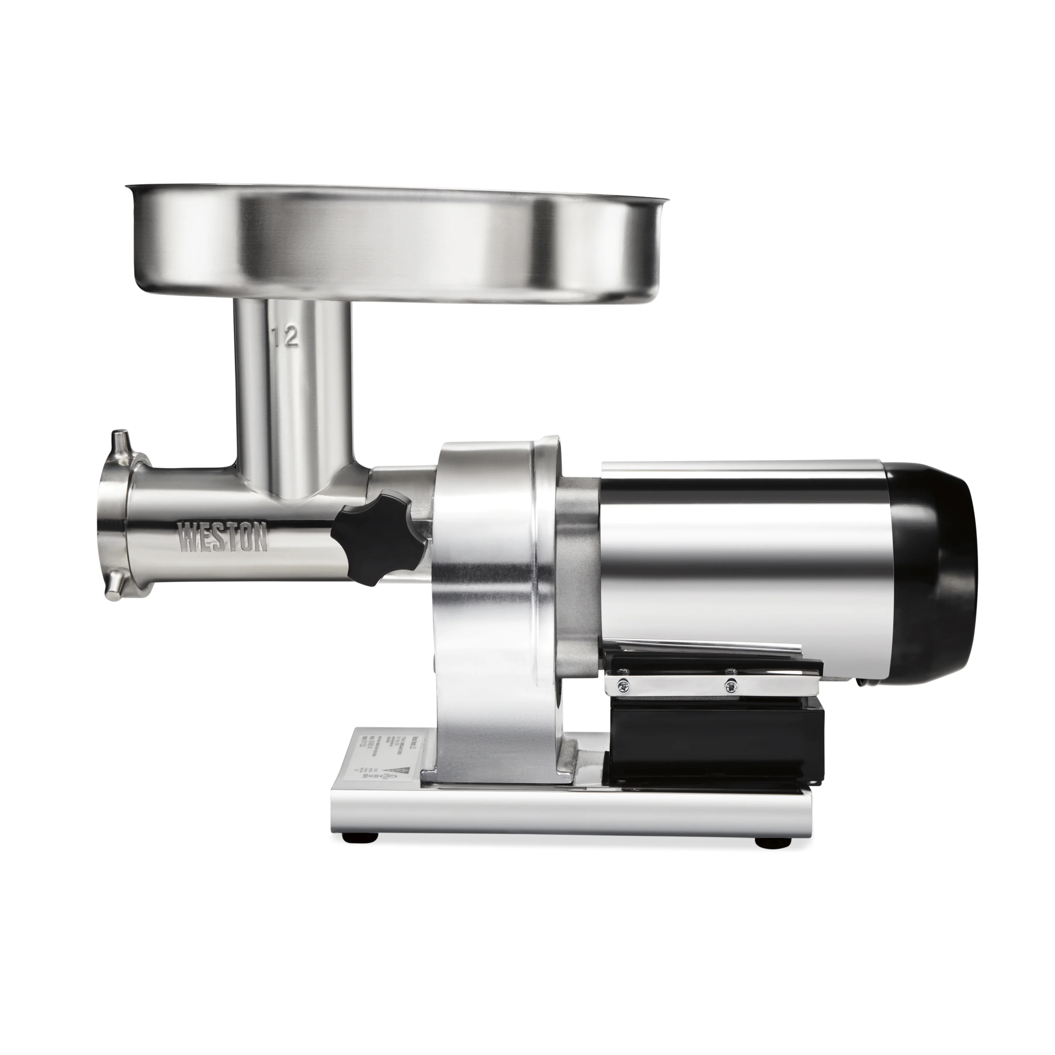 Weston Butcher Series Commercial Grade #12 Electric Meat Grinder, 0.75 HP, 09-1201-W