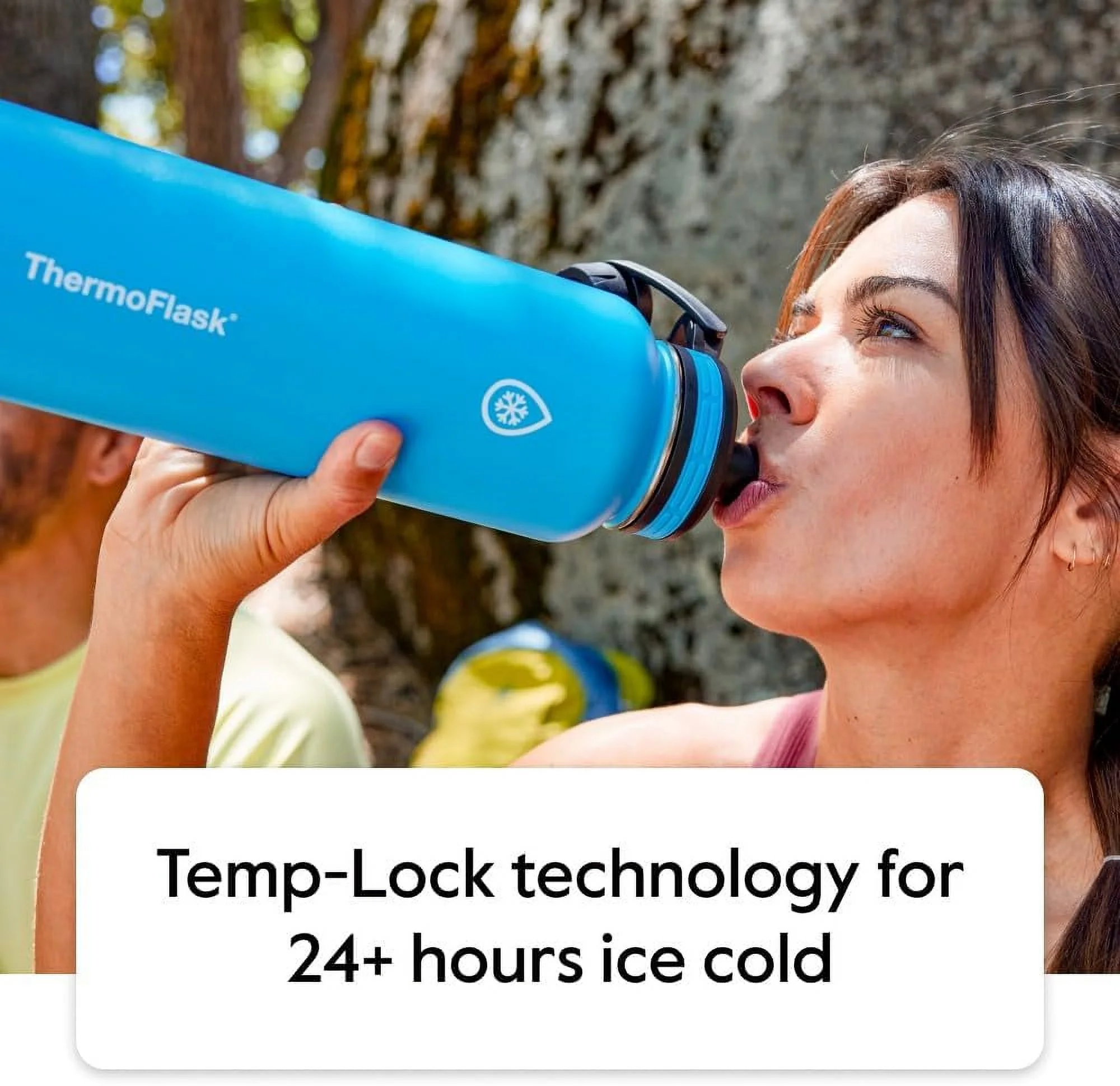 Thermoflask 40oz Stainless steel Insulated Water Bottle 2-pack - Green/White