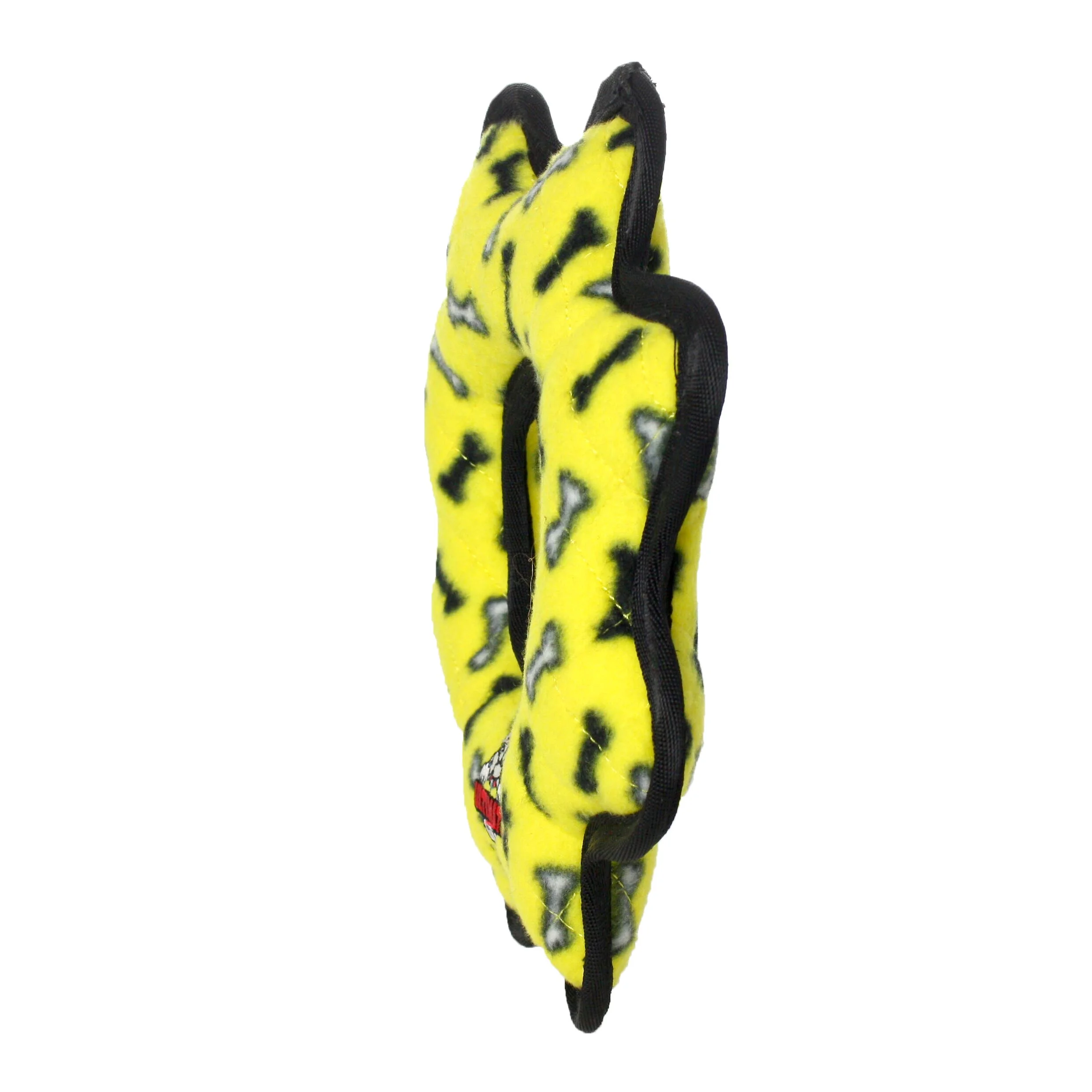 Tuffy Ultimate Gear Ring Yellow, Squeaky Durable Dog Toy