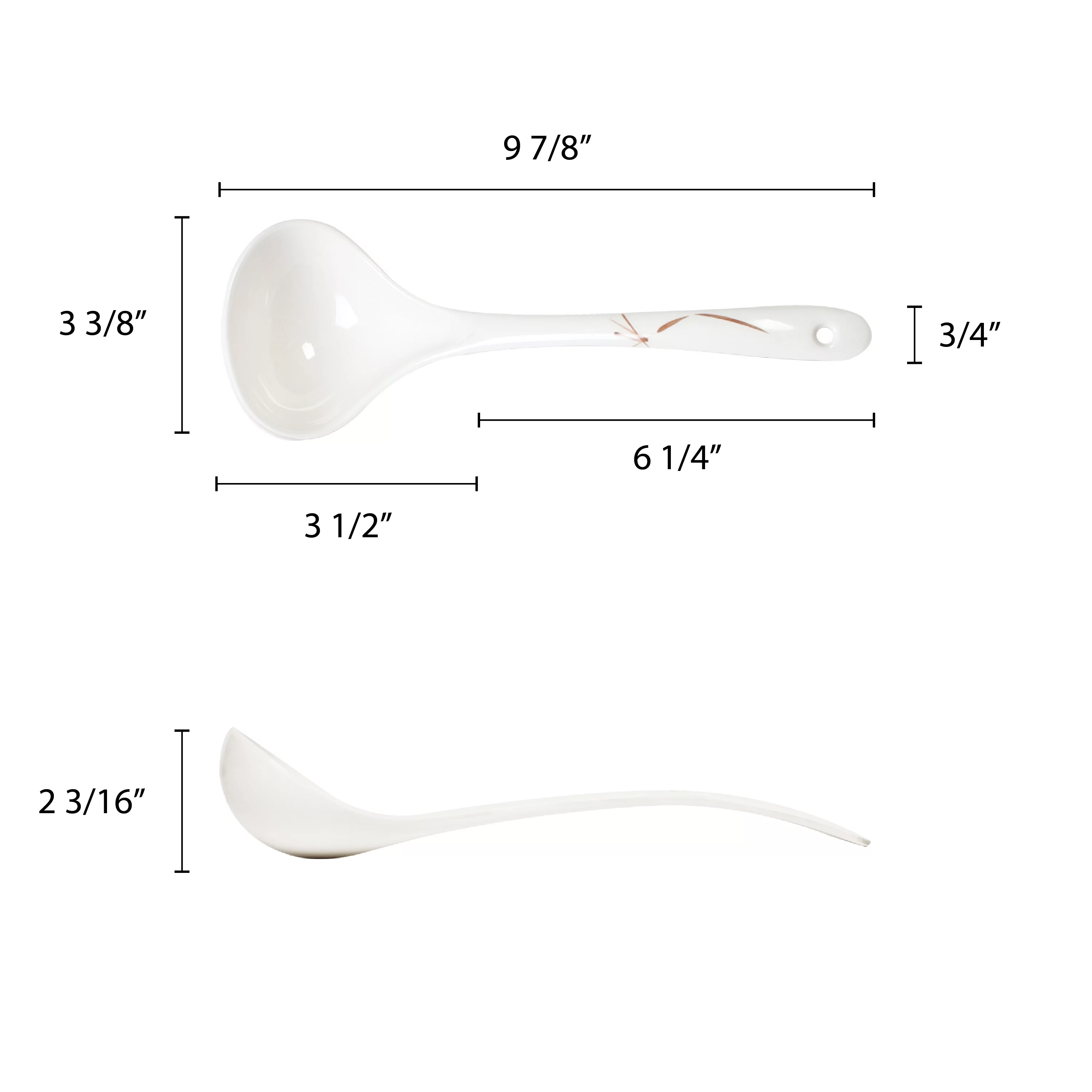 Excellante Melamine Dinnerware Collection 2-1/2 oz., 9-3/4