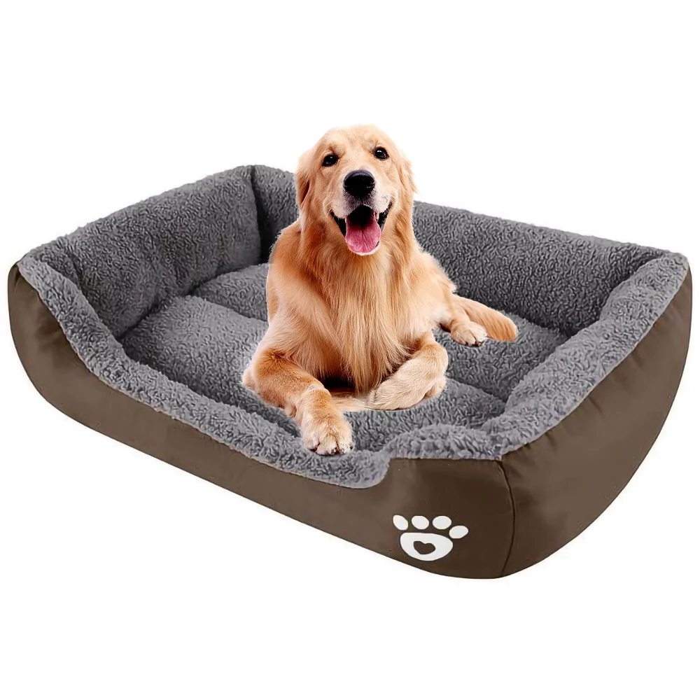 PETIMI Dog Beds for Medium Dogs , Washable Pet Sofa Bed Firm Breathable Soft Couch for Small Puppies Cats Sleeping Orthopedic Beds