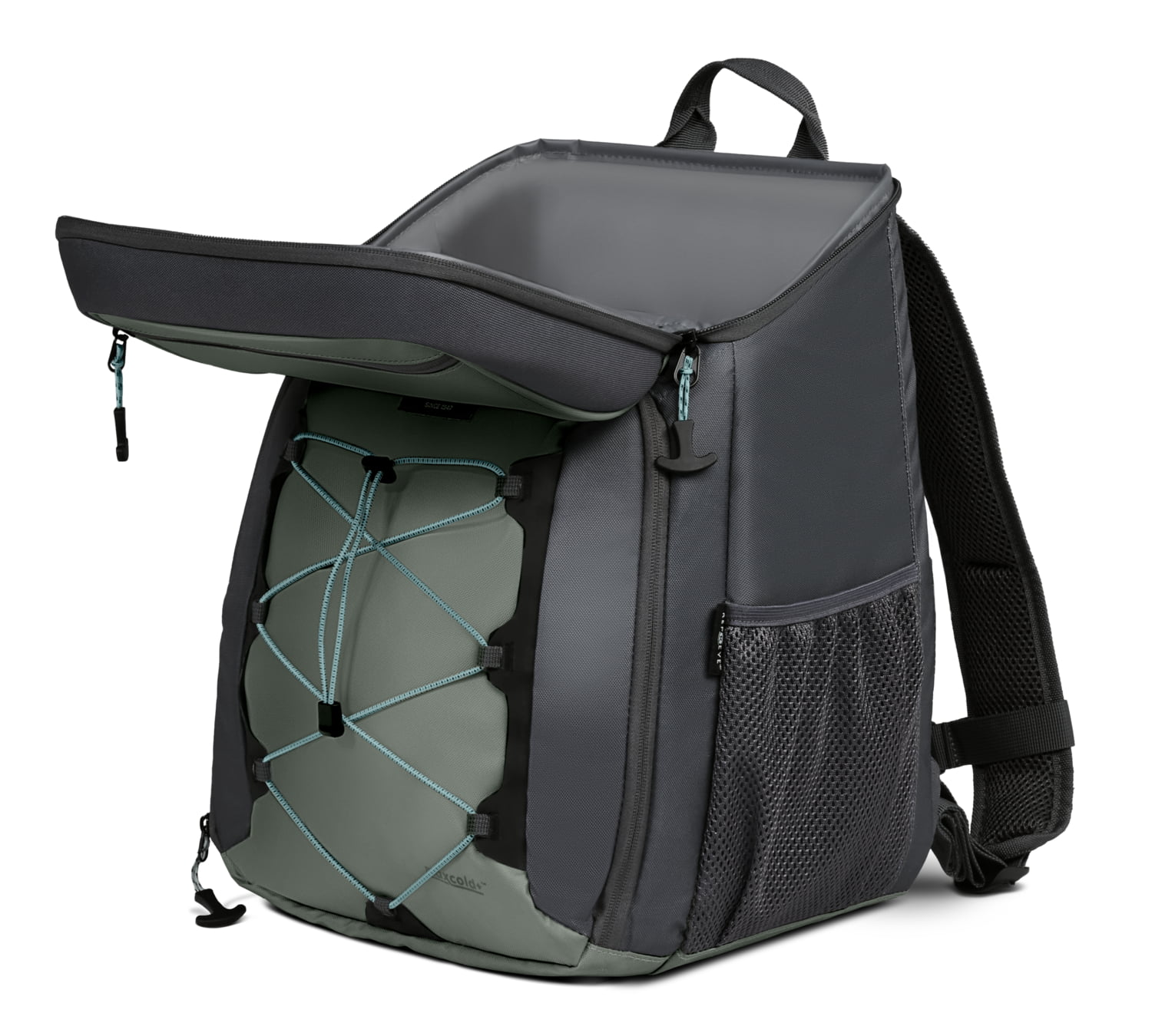 Igloo Max Voyager 30 Can Backpack, Soft Sided Cooler, Gray