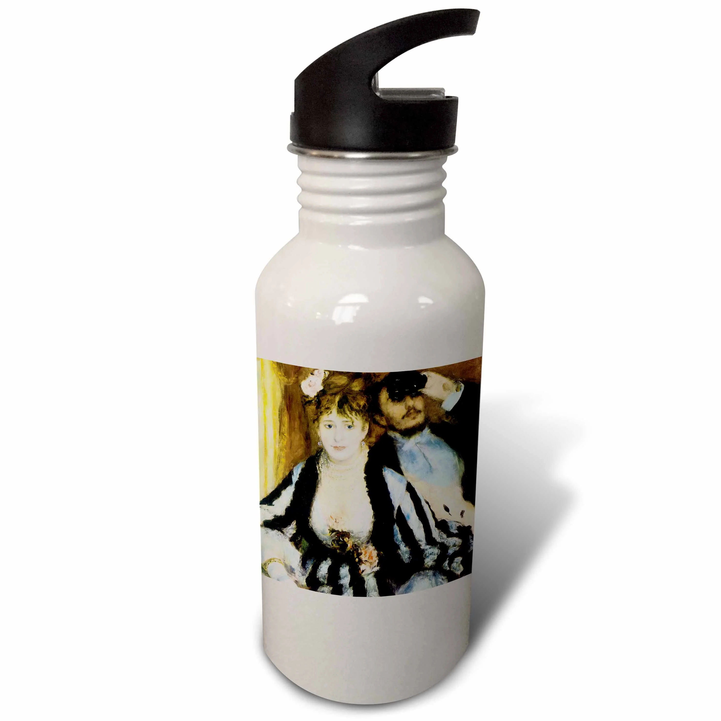 La Loge by Pierre-Auguste Renoir 21 oz Sports Water Bottle wb-127357-1