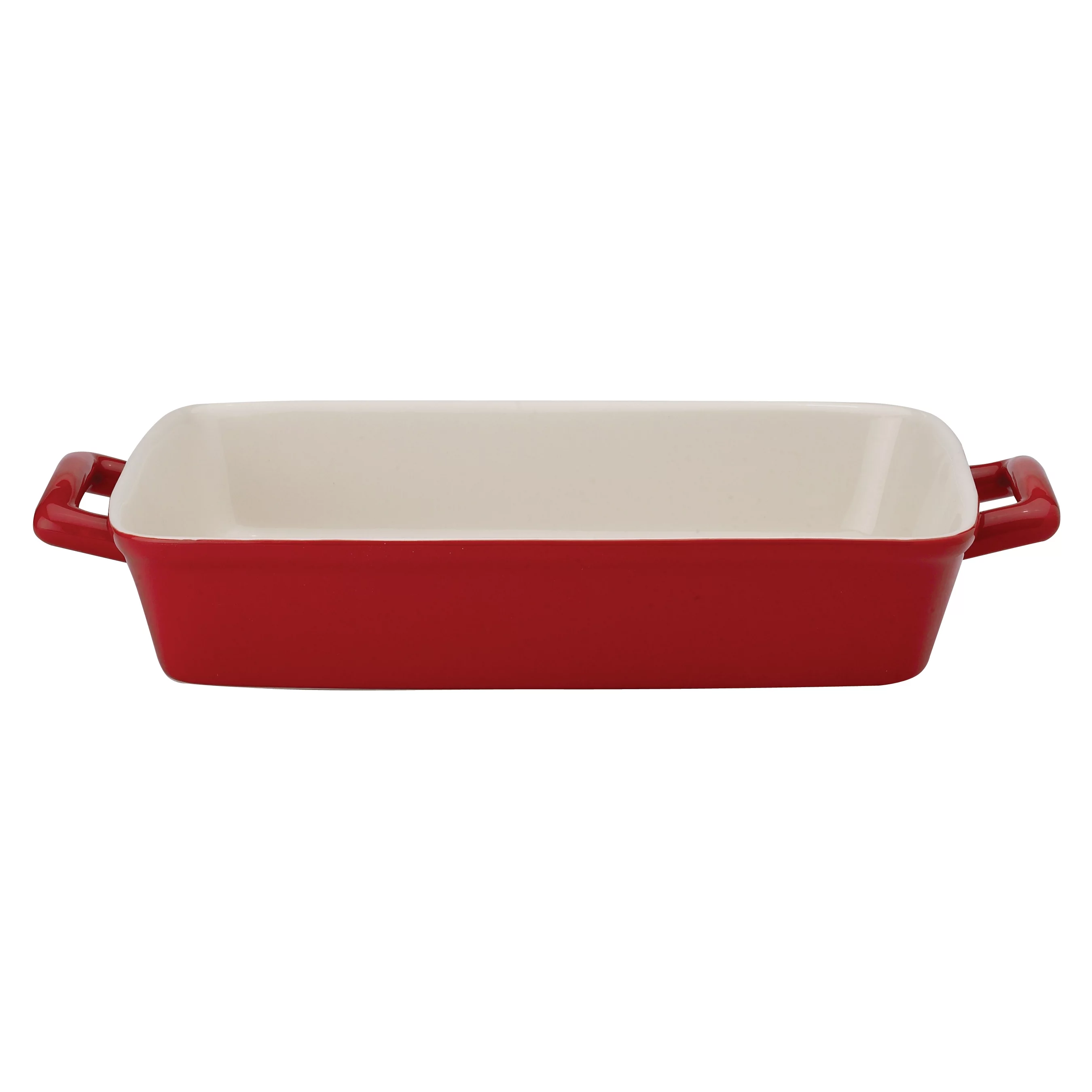 Mrs. Anderson's Baking Rose Ceramic 9 x 13 Inch Lasagna Pan