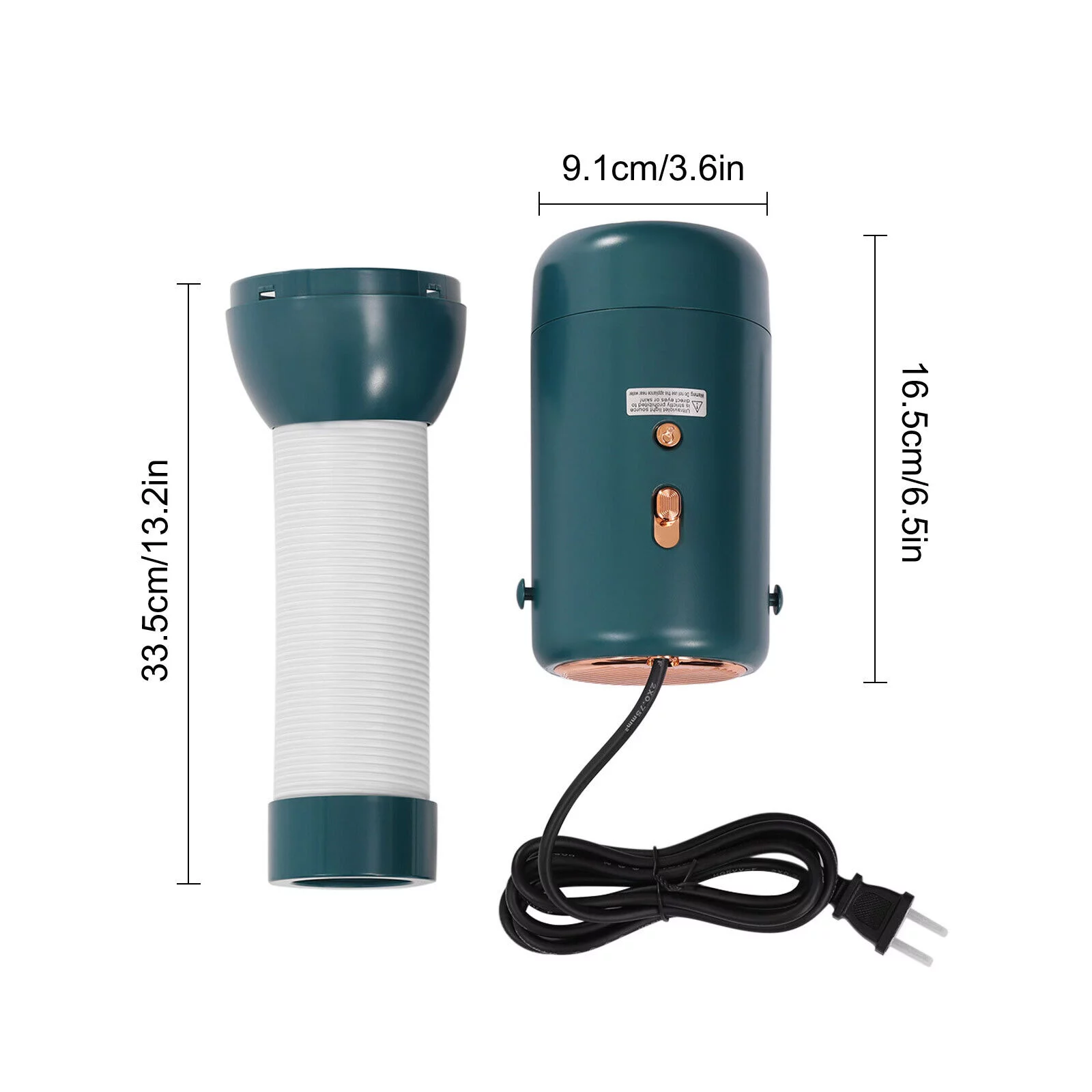 Electric Clothes Drying Machine 500W Mini Portable Travel Clothes Socks Dryer