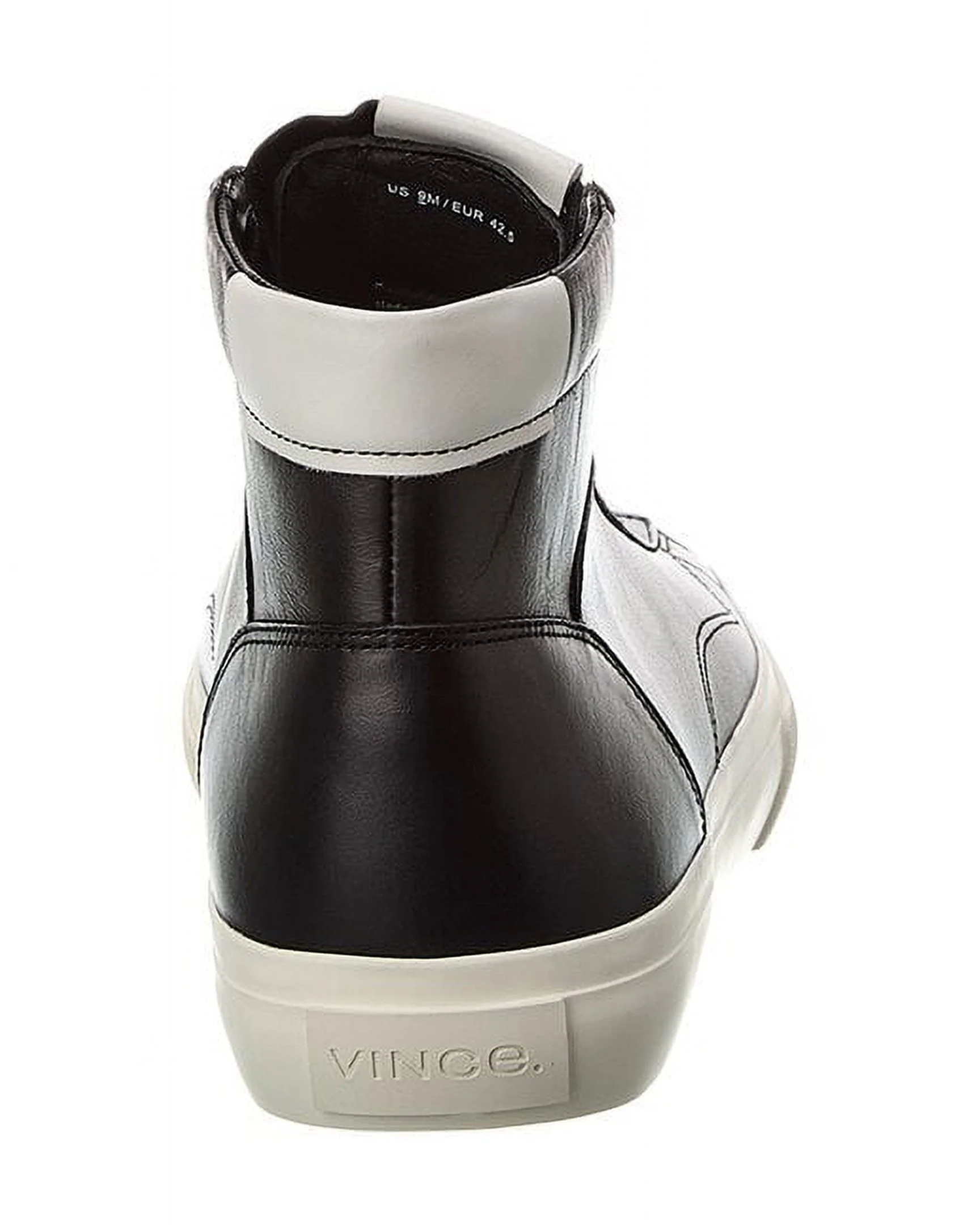 Vince Fitzroy-B Leather Sneaker, 9.5, Black