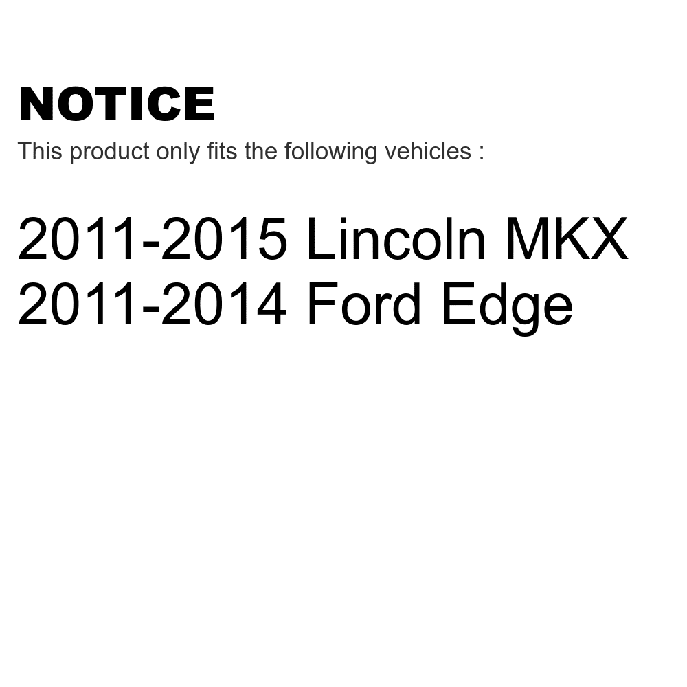 Positive Plus Front Rear Semi-Metallic Brake Pads Kit for Car Ford Edge Lincoln MKX KPF-100095