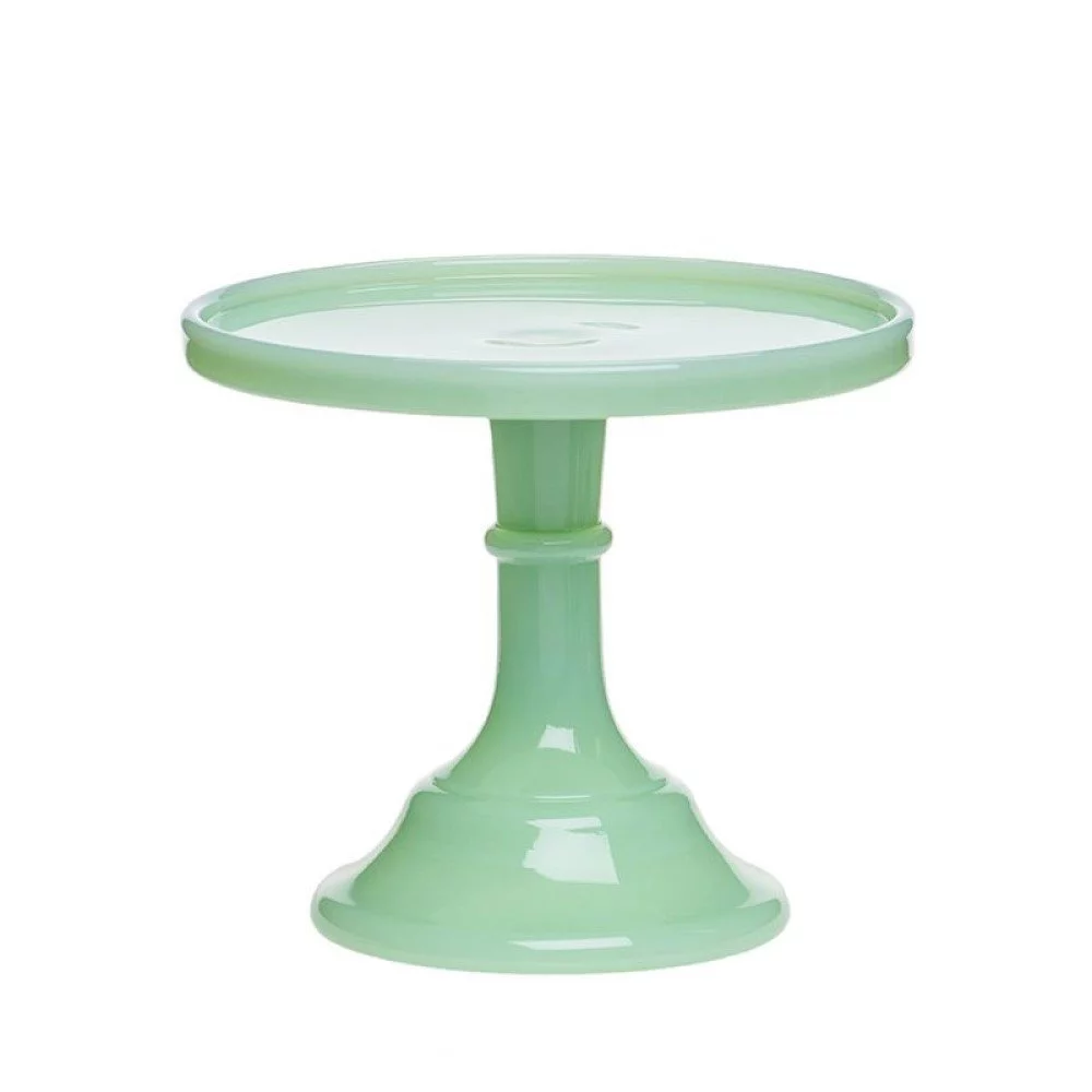 Mosser Glass 4-Tier Cake Plates Set | Jade