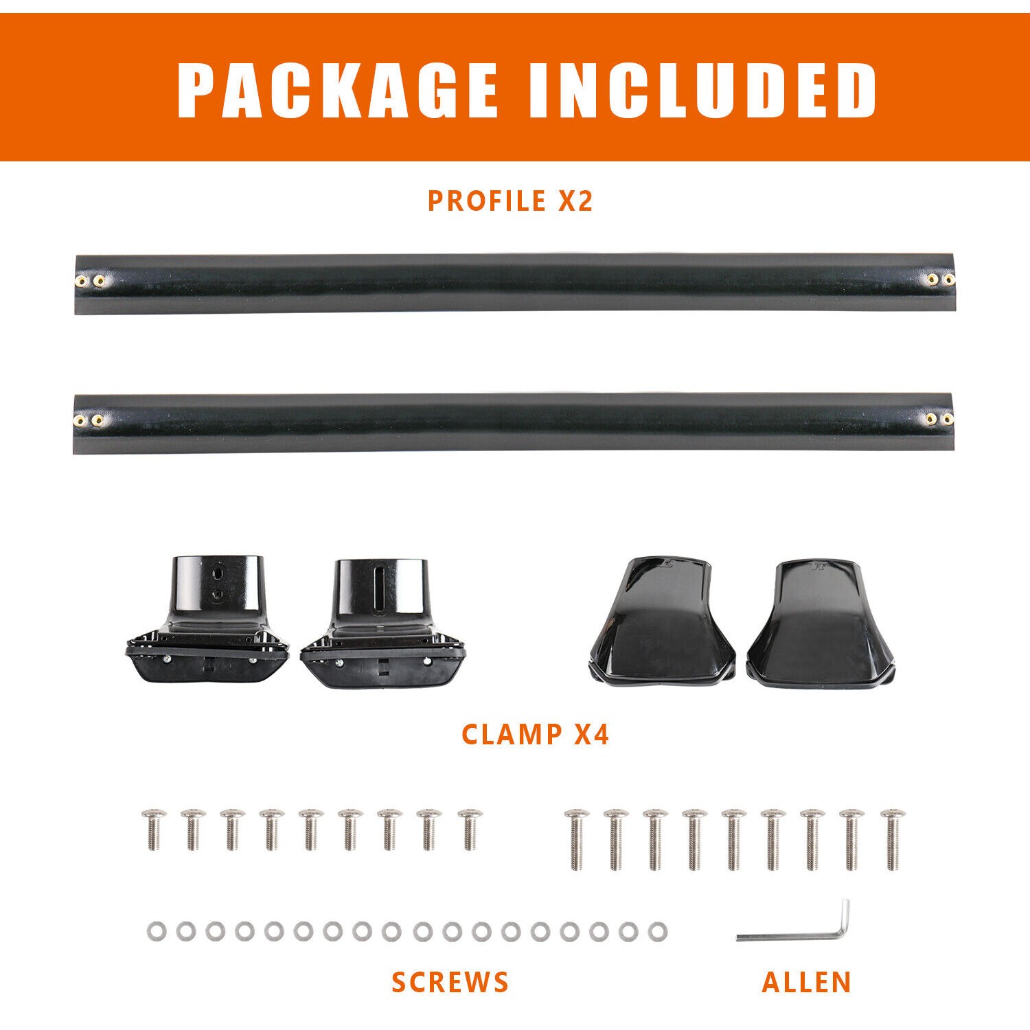 Teledu 2PCS Luggage Cargo Carrier Roof Rack Bars Upper For 2012-2015 CR-V Sport Utility