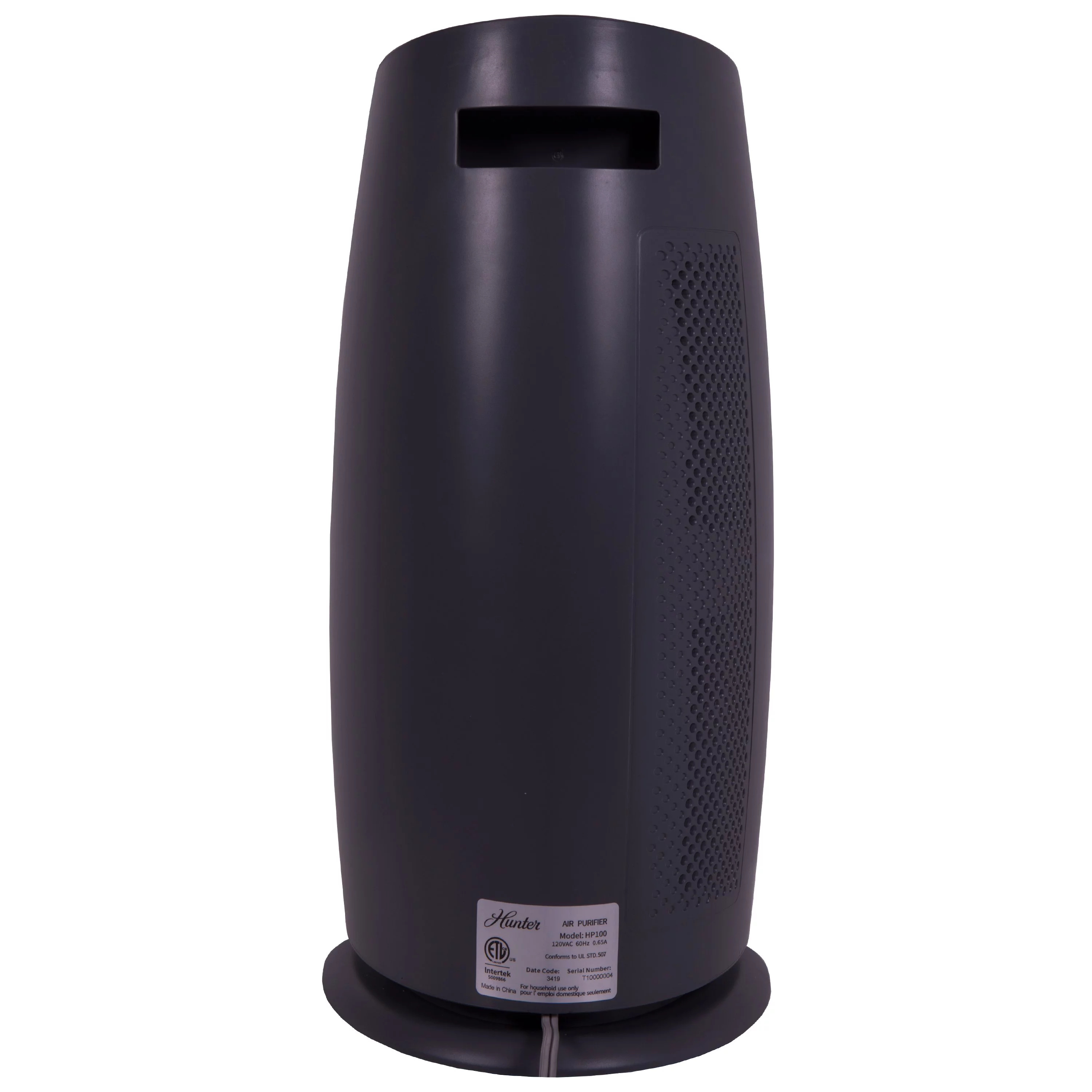 Hunter HP100 EcoSilver® True HEPA Medium Tower Air Purifier