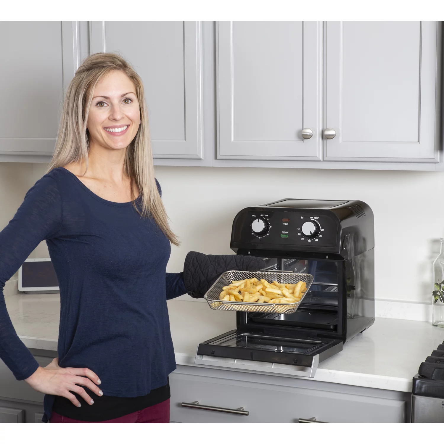 Deco Chef XL 12.7 Quart Oil-Free Air Fryer Multi-Function High Capacity Countertop Convection Oven, Toaster, Rotisserie All-in-One Healthy Kitchen Oven Instructional Cook Book Included