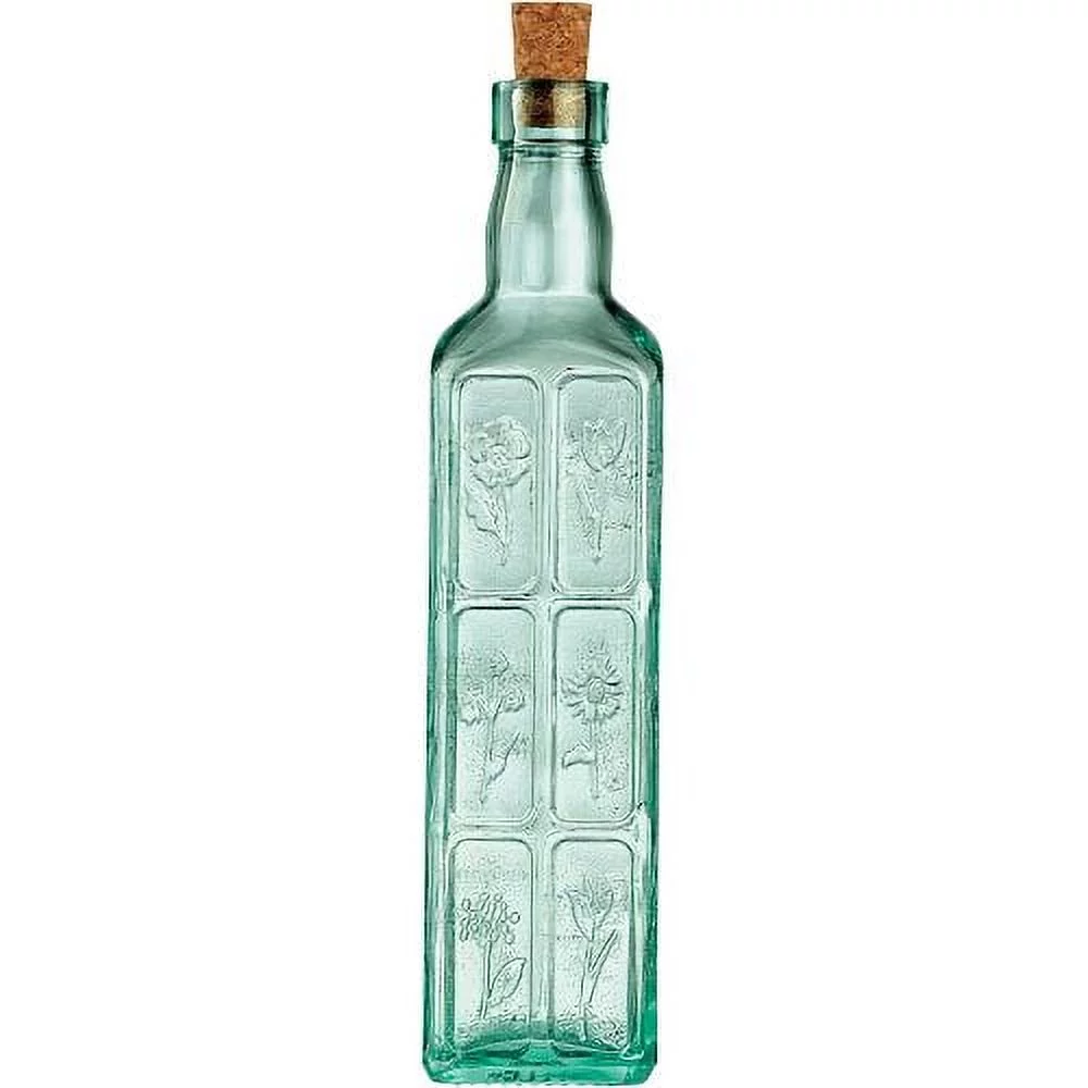 Bormioli Rocco 17oz Fiori Glass Olive Oil Bottle