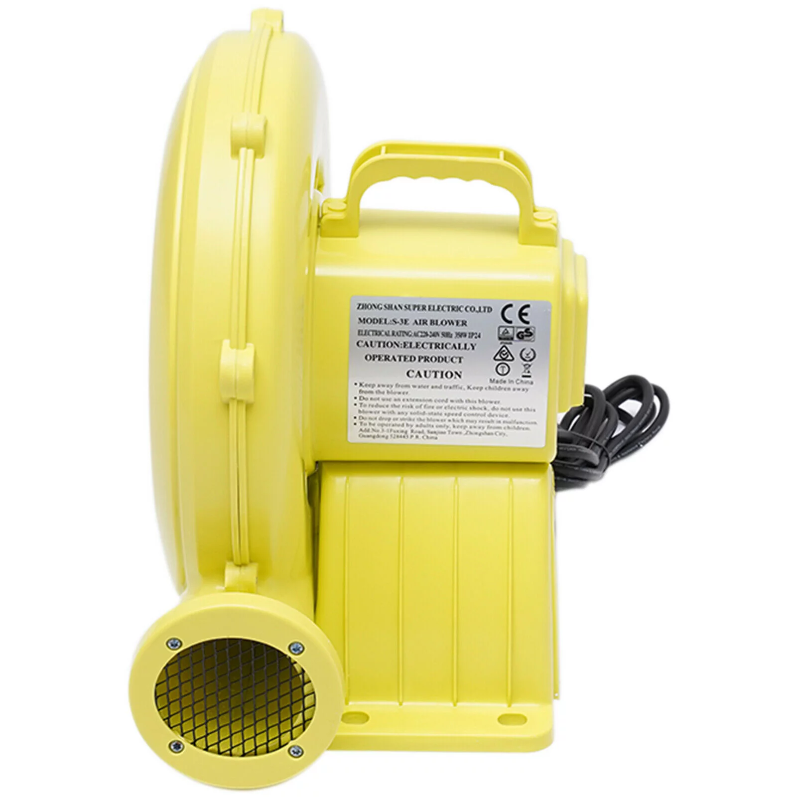 DENEST 350W Electric Air Blower Handheld Pump Fan Commercial Inflatable Bouncer 1500Pa