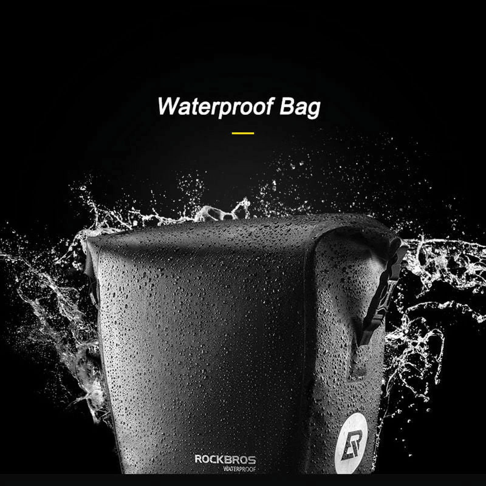 ROCKBROS Multifunction Road MTB Mountain Bike Pannier Rear Seat Trunk Rack Bag 18L Black 1Pcs