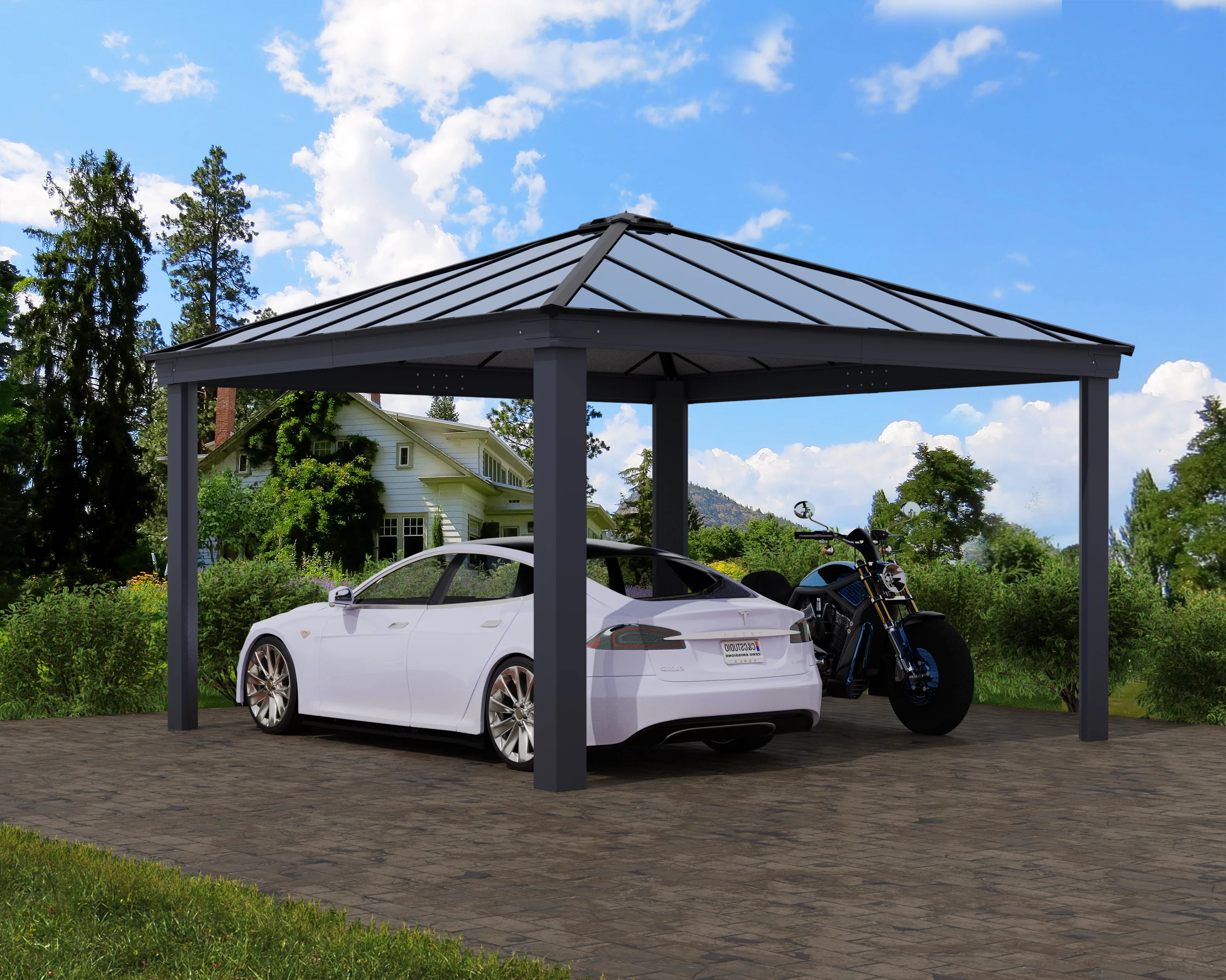 Palram - Canopia Colorado 14' x 14' Carport