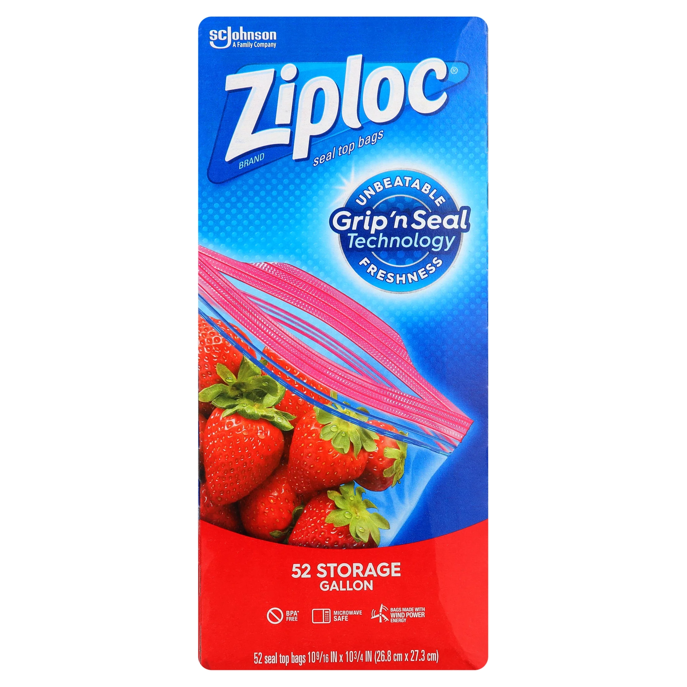 Ziploc Double Zipper Bag, Variety Pack, 347 Count