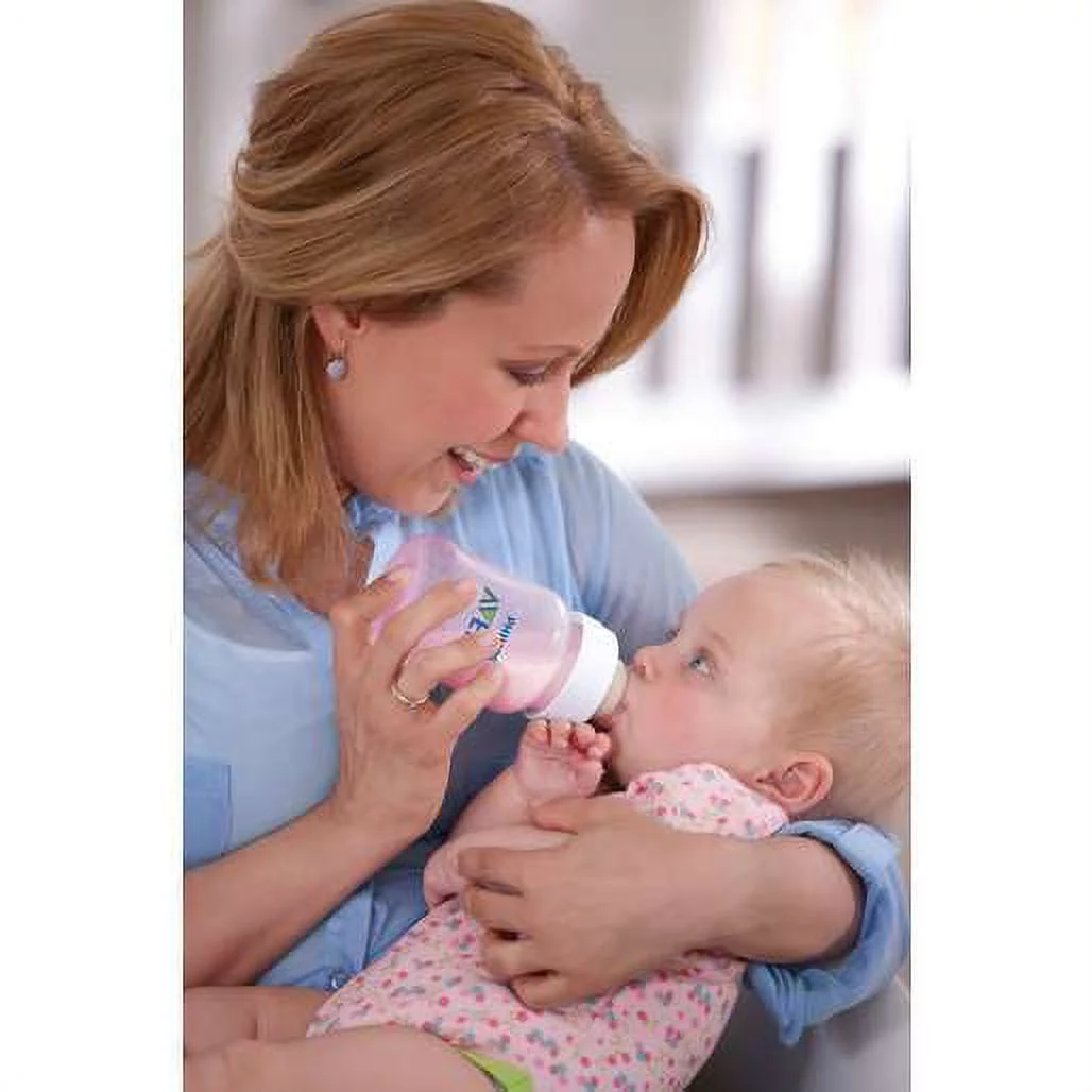 Philips Avent 9 oz Pink Edition Anti-Colic Wide-Neck Bottles 1m+, 3 count