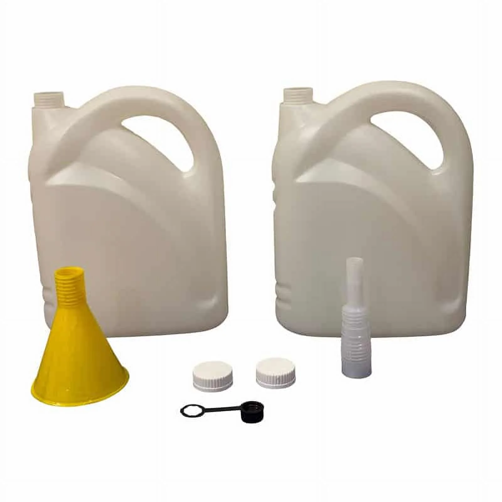 No Spill 5 Liter/1.32 Gallon Water Bottle with Child Resistant Airtight Lids