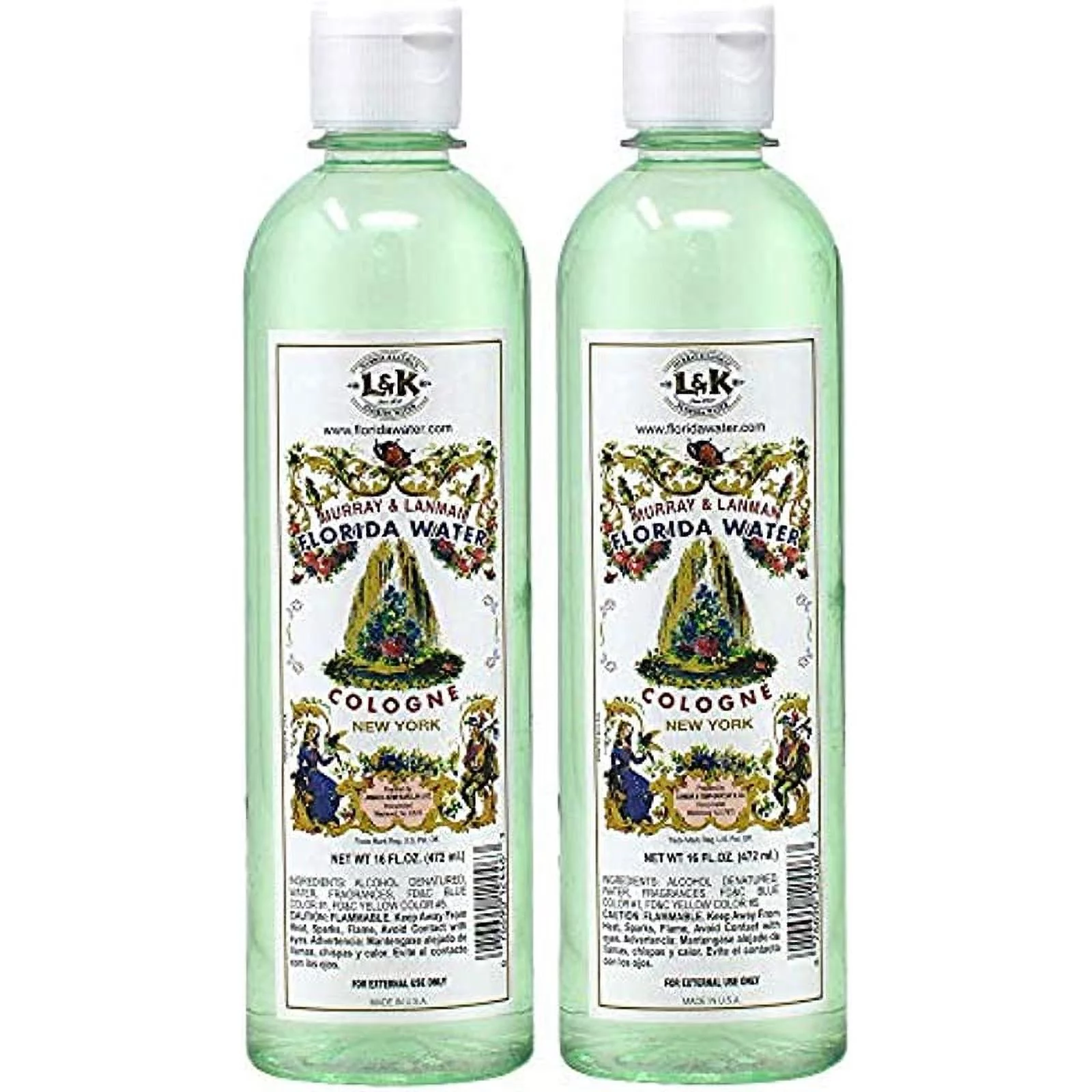 Gwsc Florida Water 16 oz Pack of 2