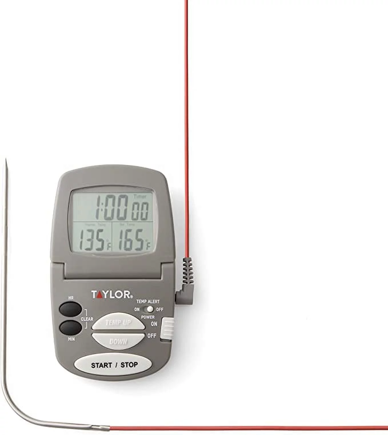 Taylor Precision Products Digital Cooking Thermometer/Timer (1470N) TAP1470N
