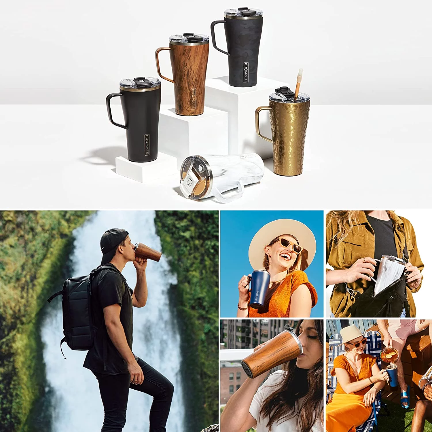 Brümate Toddy 22 Oz Ice White Insulated Mug DWTD22WHT