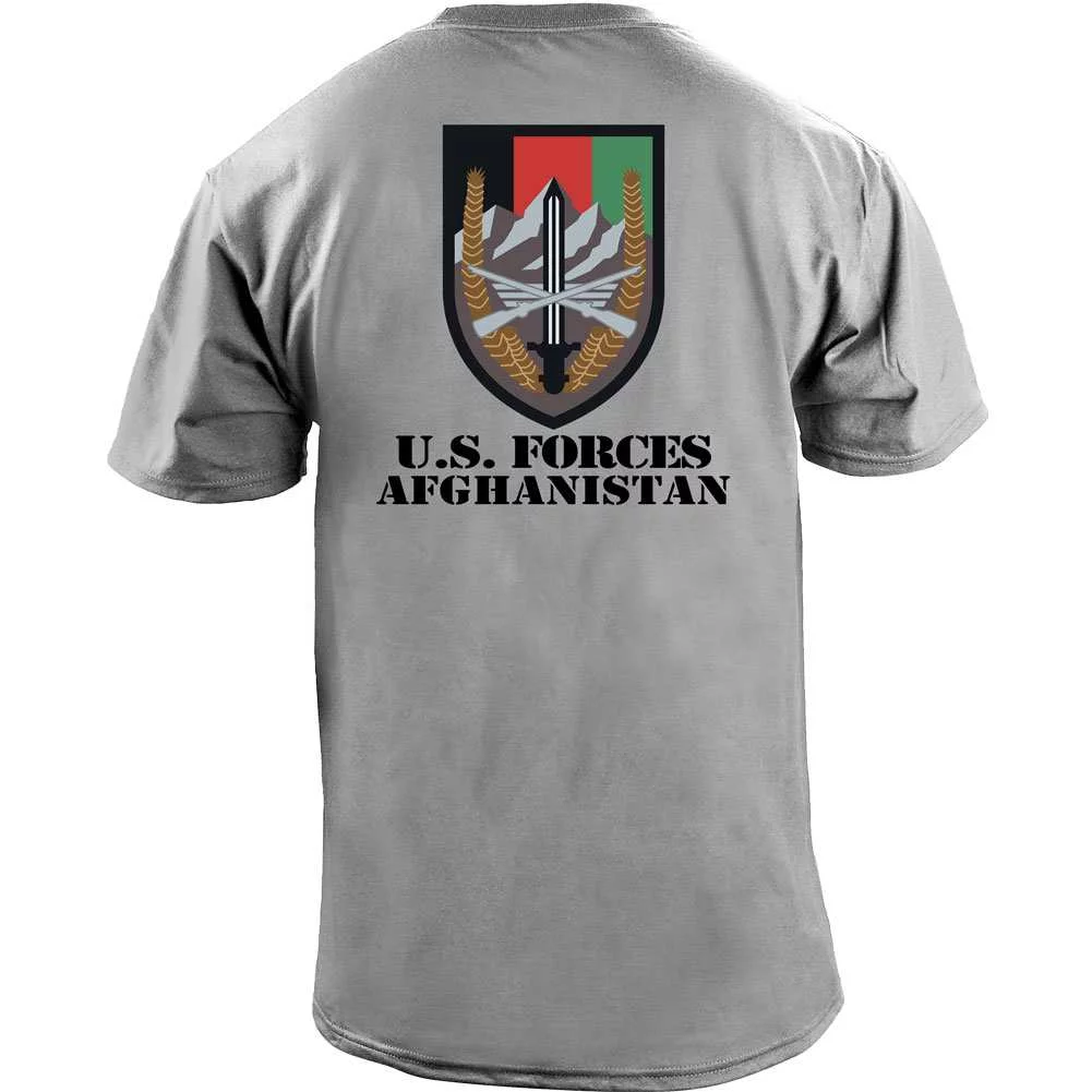 Army US Forces Afghanistan Full Color Veteran T-Shirt