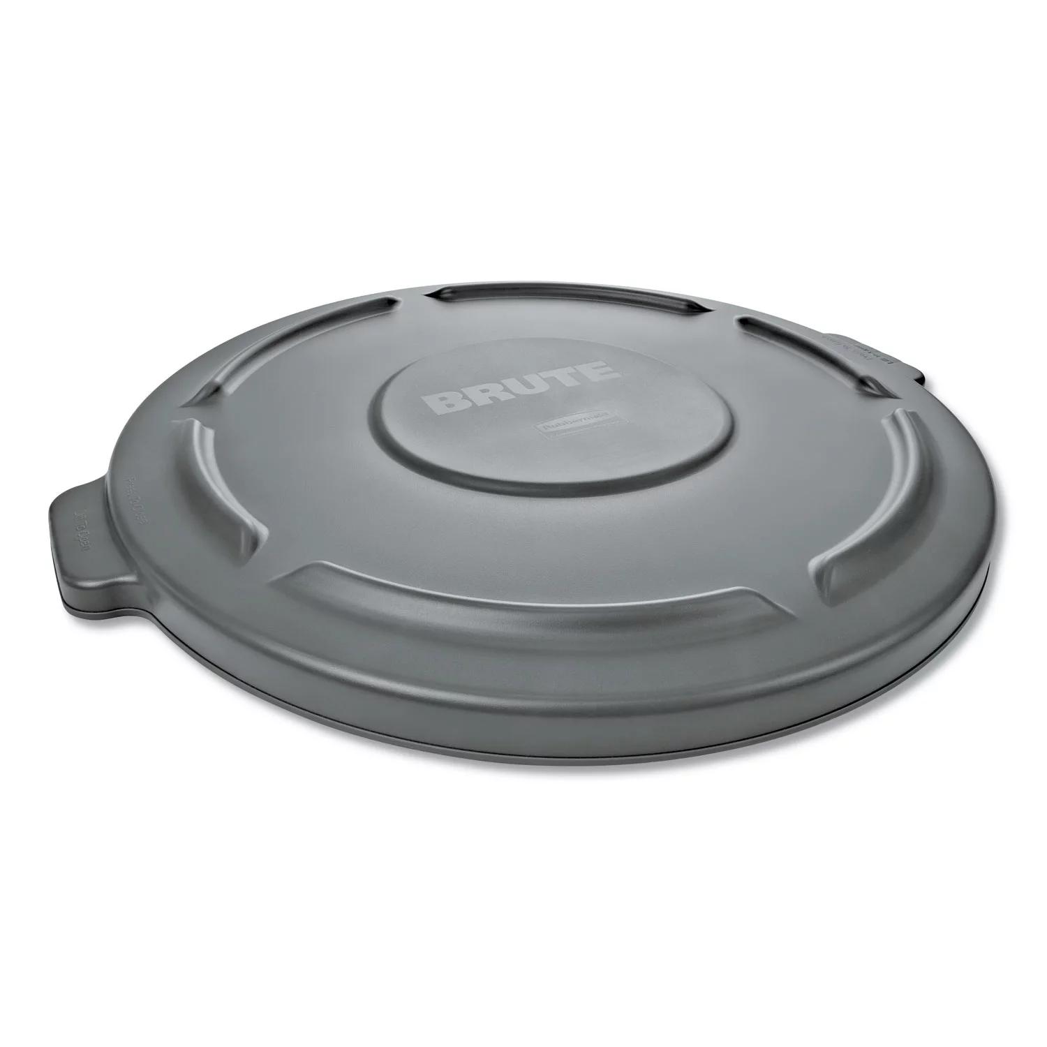 Rubbermaid Round Flat Top Lid, For 32 Gal Round Brute Containers, 22.25