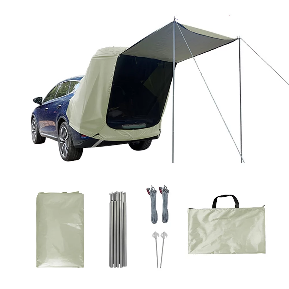 Pristin Tent,Rear Tent Canopy Tent Rain-Proof Car Outdoor BUZHI Picnic Car Rear Tent Picnic Car Tent Canopy Car Tent.