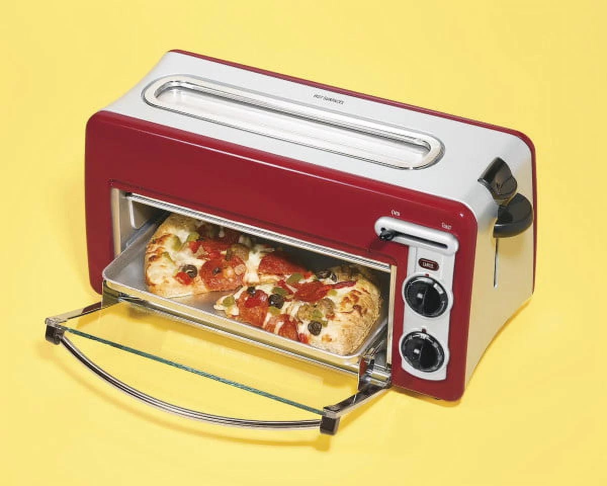 Hamilton Beach Toastation 2-in-1 2 Slice Toaster & Oven In Red | Model# 22703