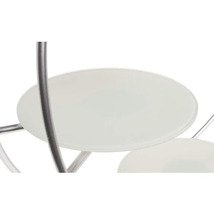 American Metalcraft SRS3 Oval 3-Tier Buffet Stand, Silver