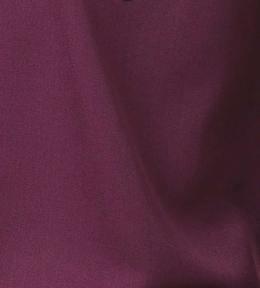 Montique Burgundy Solid 2 Piece Walking Suit Long Sleeve Shirt Men's Leisure Suit 1641