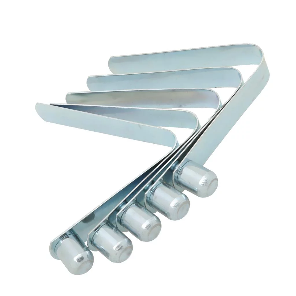 2x5pcs Push Snap Button Tent Awning Pole 8MM X 10MM Yellow