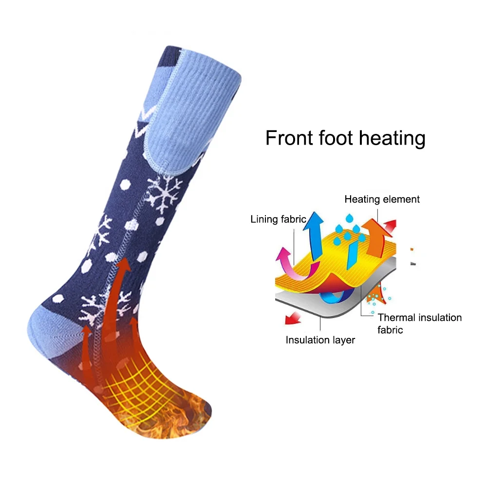 Carevas Socks,Heated Socks Washable Thermal Socks Remote Winter Outdoors 5000mAh Women Washable Thermal APP Remote Winter Socks Aiwei APP Men Women Washable Battery Included Cold Socks Socks Winter