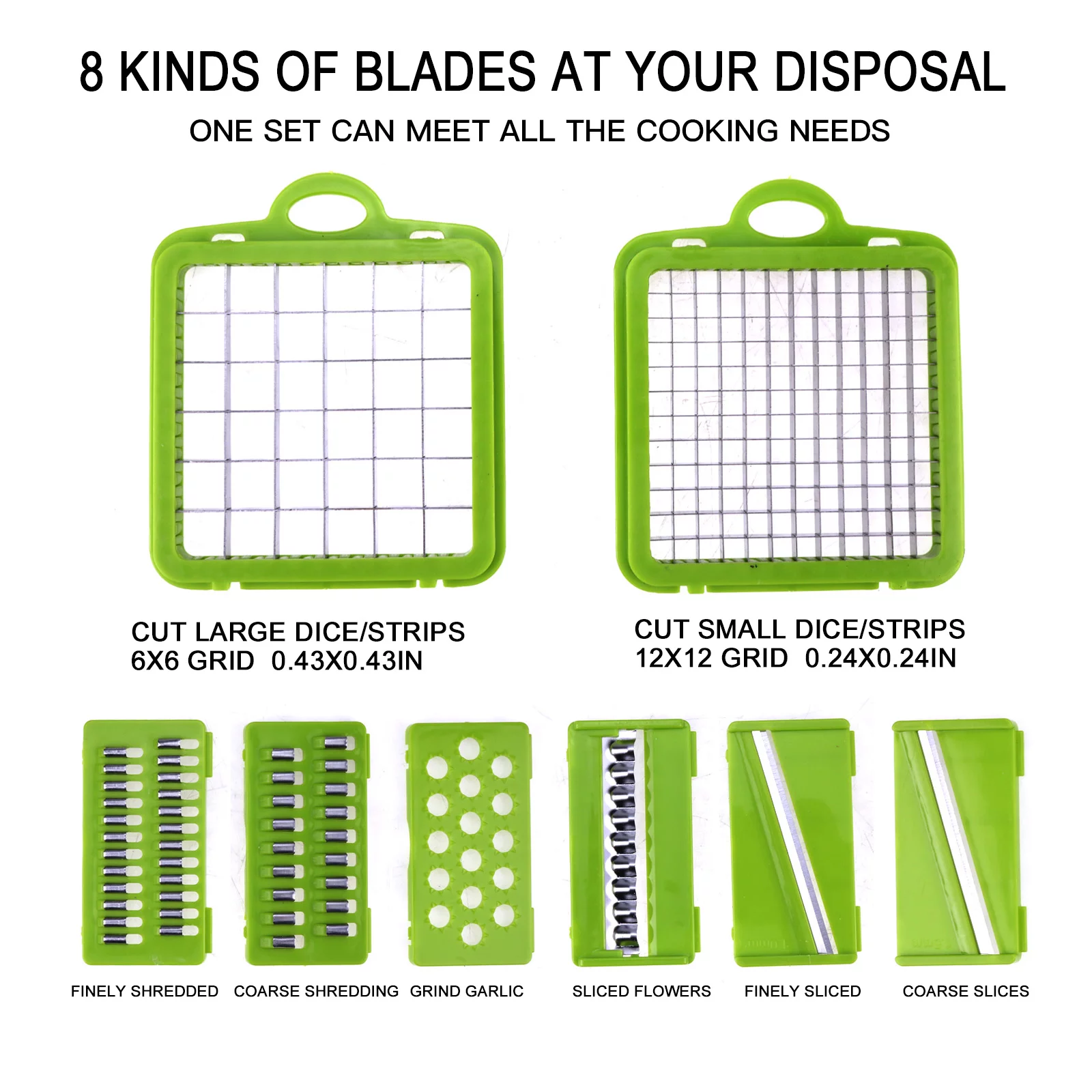 Vegetable Chopper, 12 In 1 Multifunctional Food Chopper, Onion Chopper, Vegetable Cutter, Slicer, Grater, Mandoline Slicer with Container