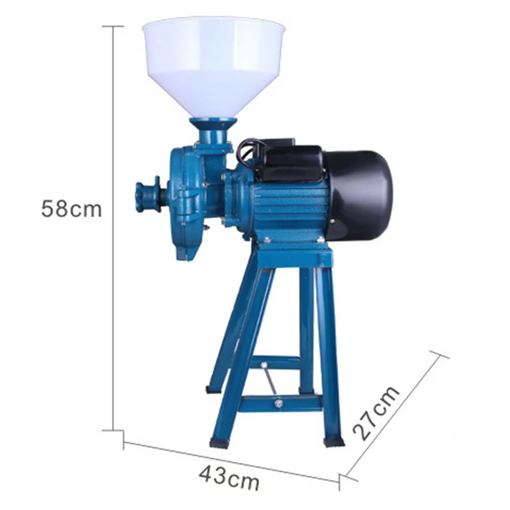 Kitchen Grain Mill Electric Stand Mixers Wheat Corn Rye Oats Grinder Aid Funnel