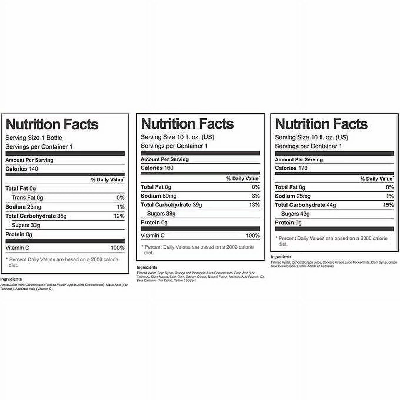 Welch's 100% Juice, Variety Pack, 10 fl oz, 24-count