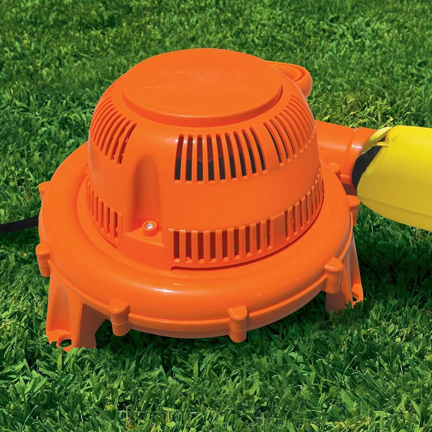 Banzai Happy Hippo Inflatable Bouncer Blow Up Bouncing House w/ Mesh Walls